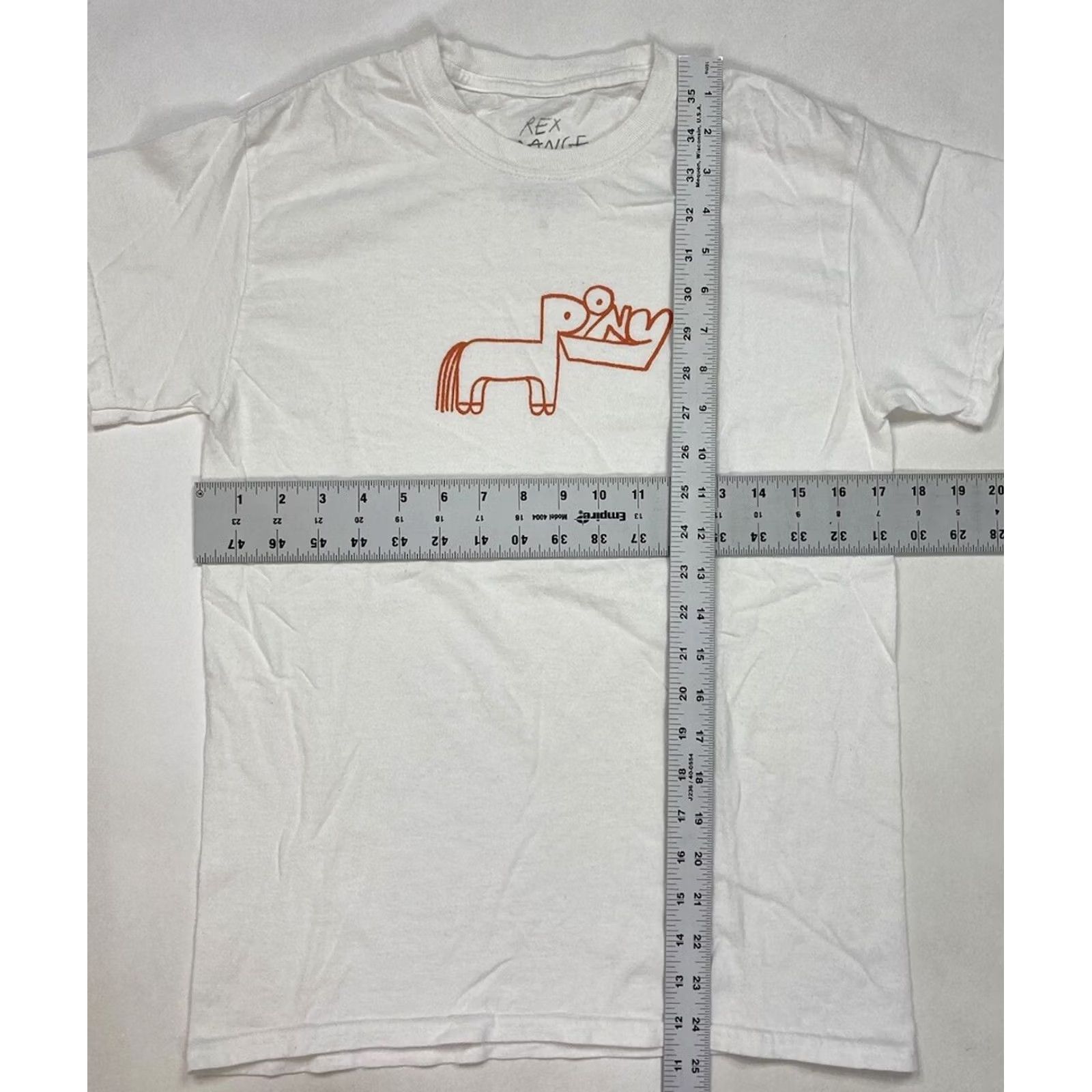 PONY Rex Orange County T-Shirt Women Small White Short Sleeve Music Shirt Size S / US 4 / IT 40 - 5 Thumbnail