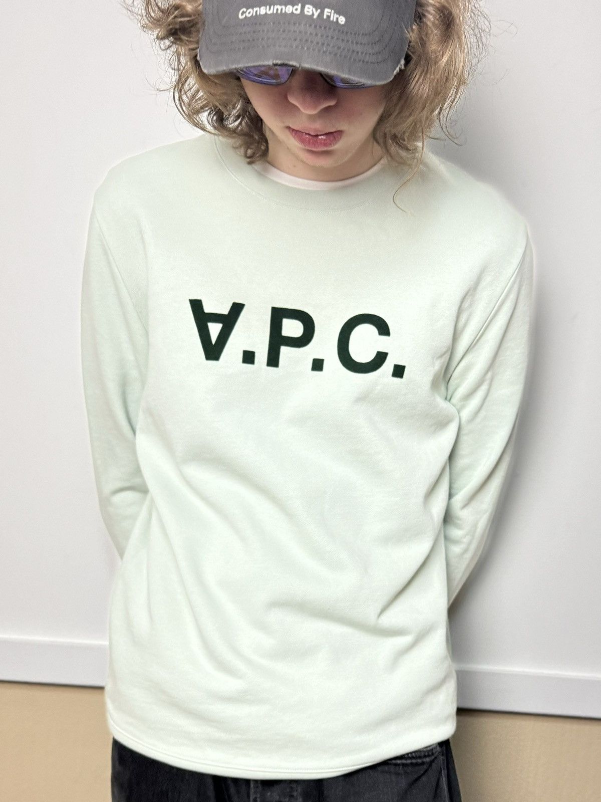 A.P.C. A.P.C logo sweatshirt luxury designer streetwear avantgarde Size US M / EU 48-50 / 2 - 2 Thumbnail
