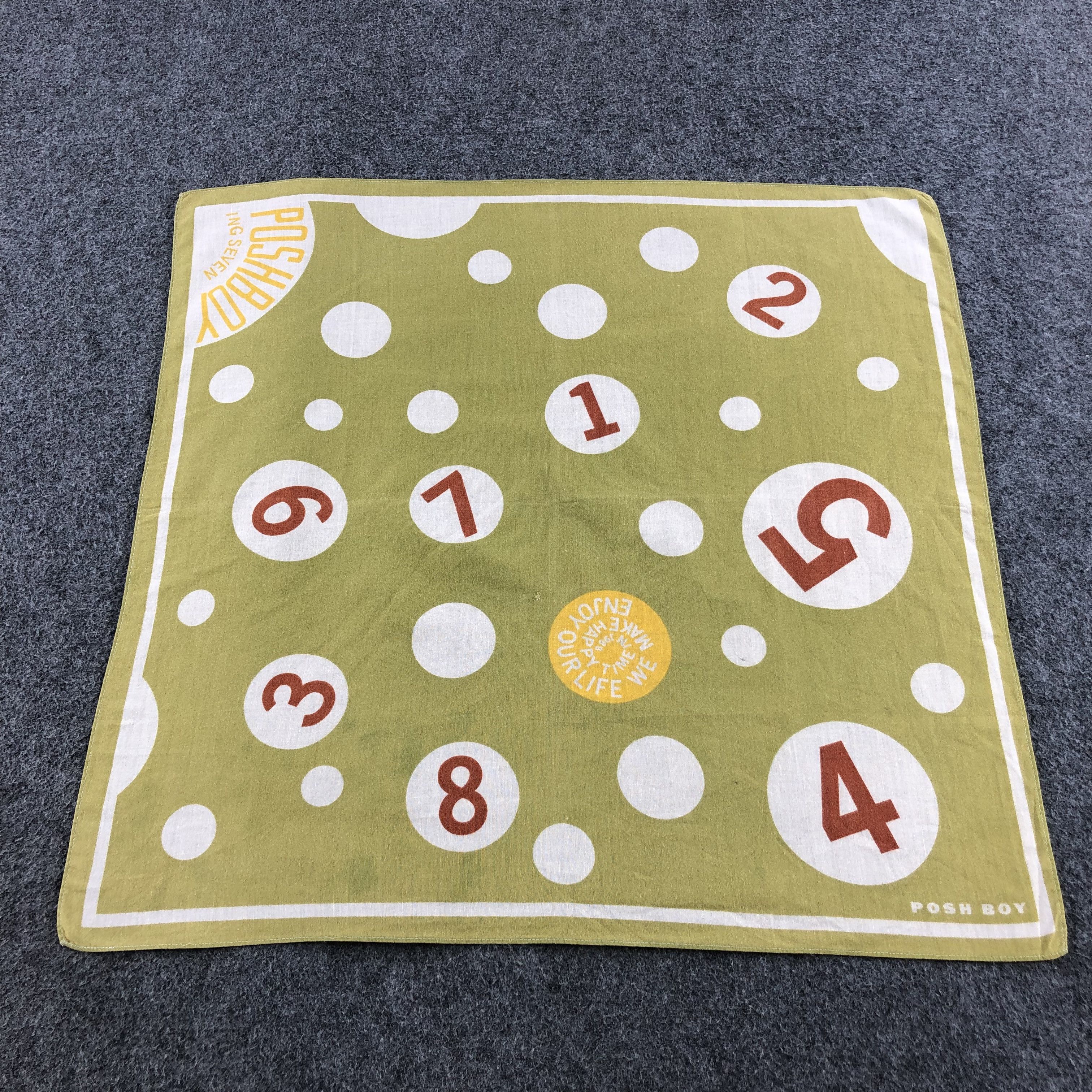 Vintage Poshboy Handkerchief Neckerchief Bandana H1402 Size ONE SIZE - 1 Thumbnail