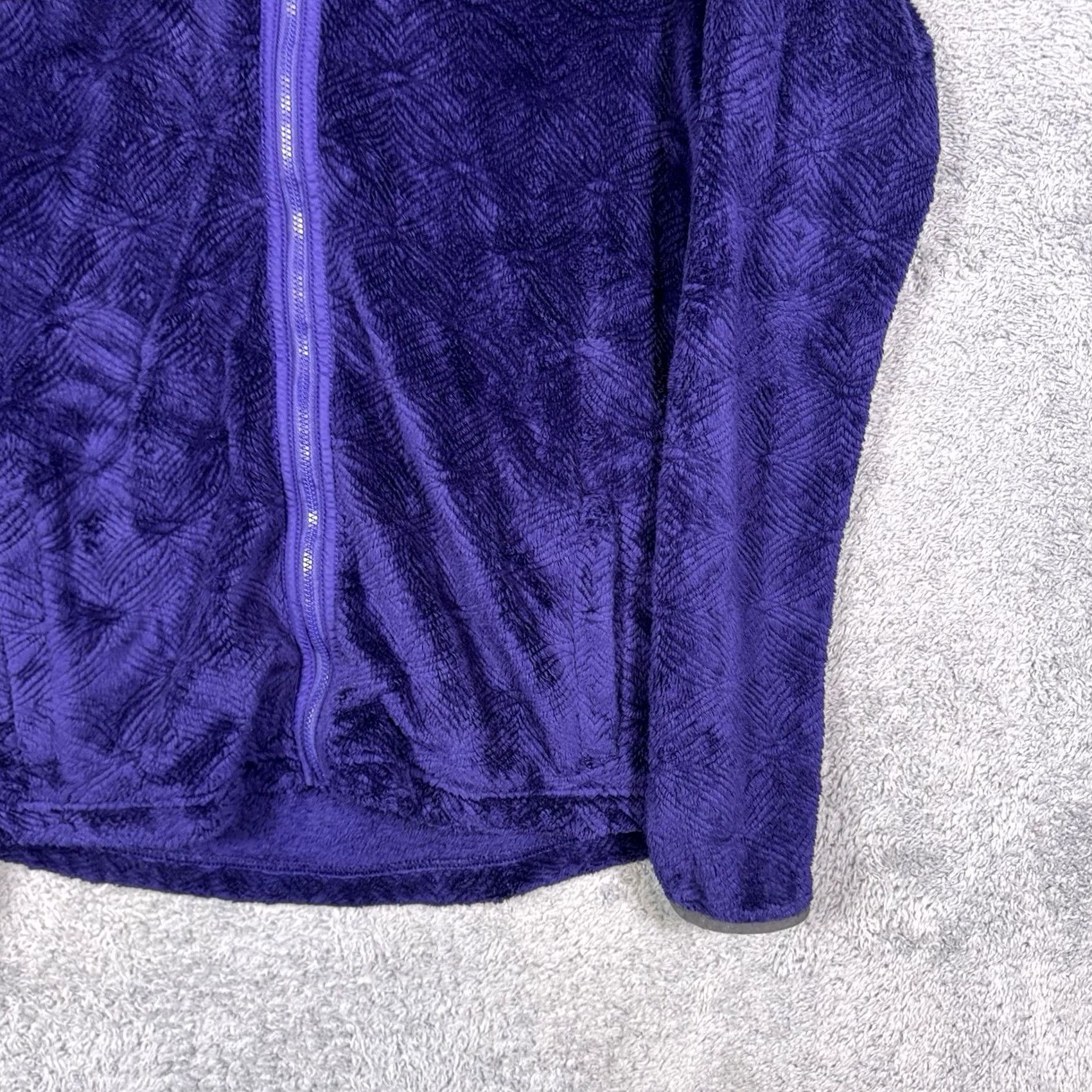 Helly Hansen Helly Hansen Jacket Womens S Full Zip Precious Fleece Geometric Faux Fur Purple Size S / US 4 / IT 40 - 2 Thumbnail