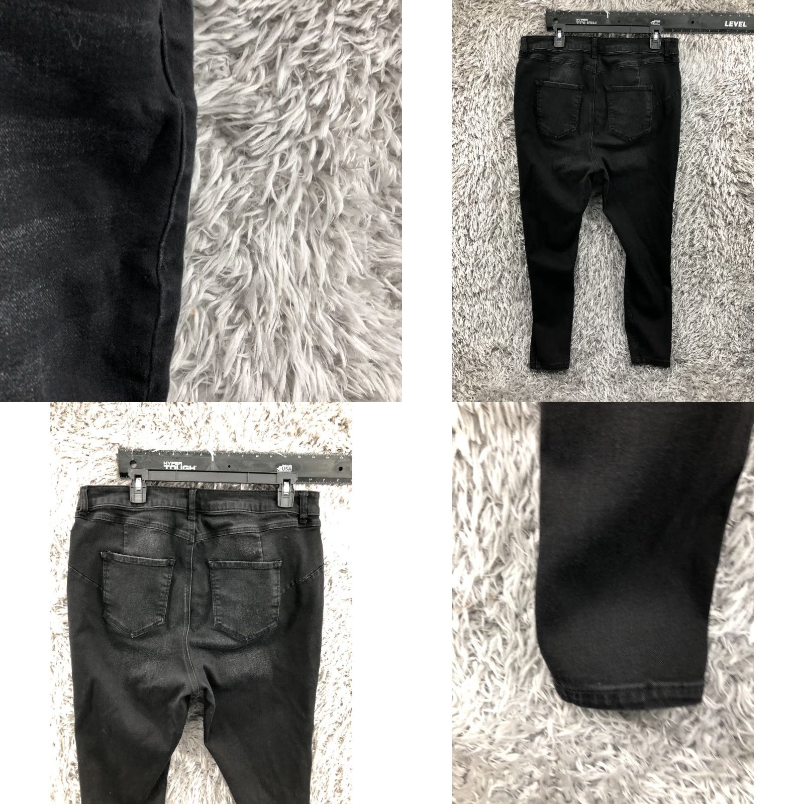 Forever 21 Forever 21 Skinny Jeans Womens 14 Dark Wash Black SMALL FLAW Jeans Size 36" / US 14 / IT 50 - 8 Thumbnail