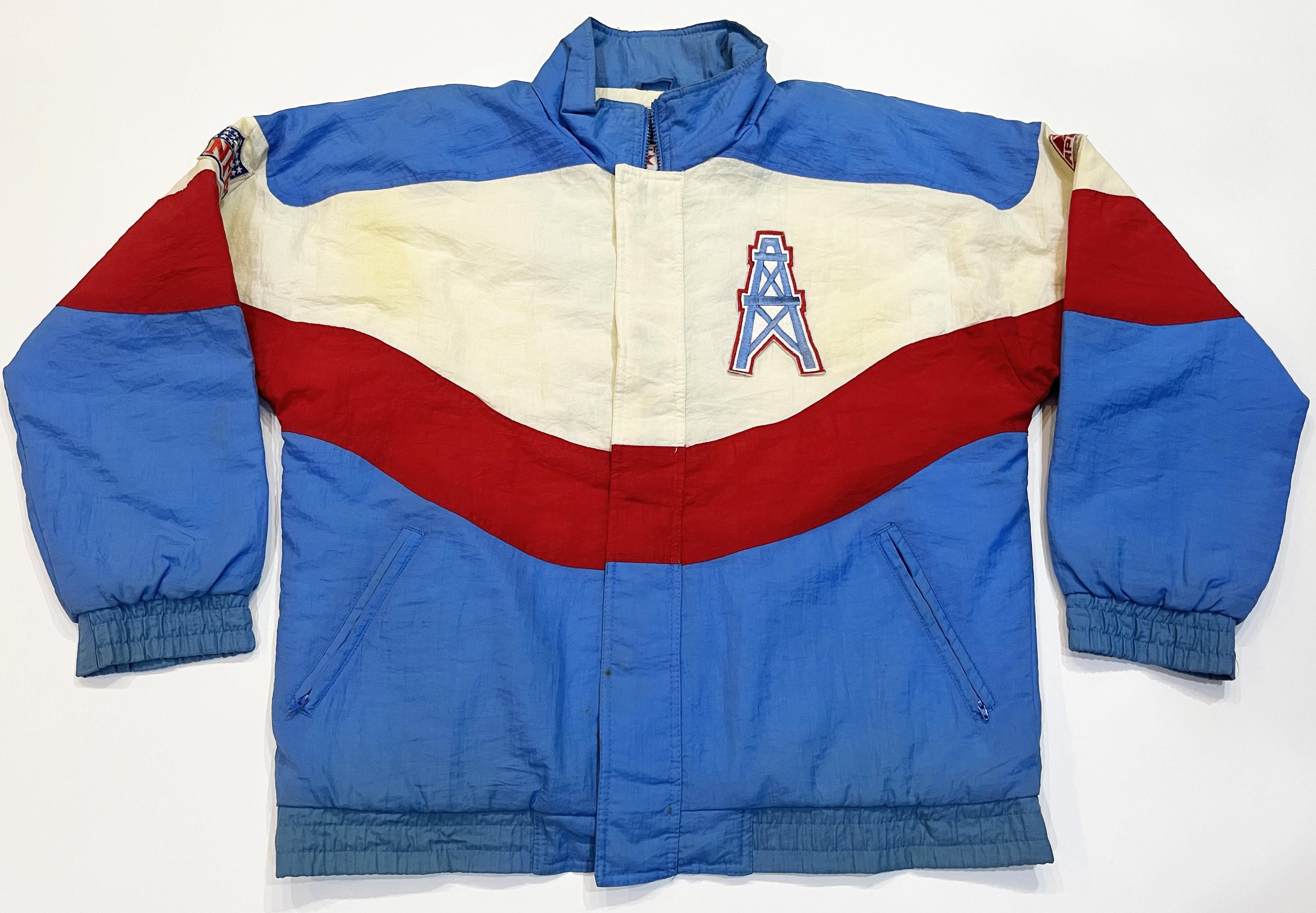 Apex One × NFL × Vintage Vintage Apex One NFL Houston Oilers Football Full Zip Jacket Size US M / EU 48-50 / 2 - 1 Thumbnail