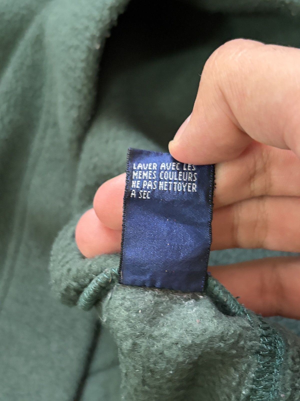 Tommy Hilfiger Vintage Tommy Hilfiger Fleece Jacket Green Big Logo 90s S Size US S / EU 44-46 / 1 - 5 Thumbnail