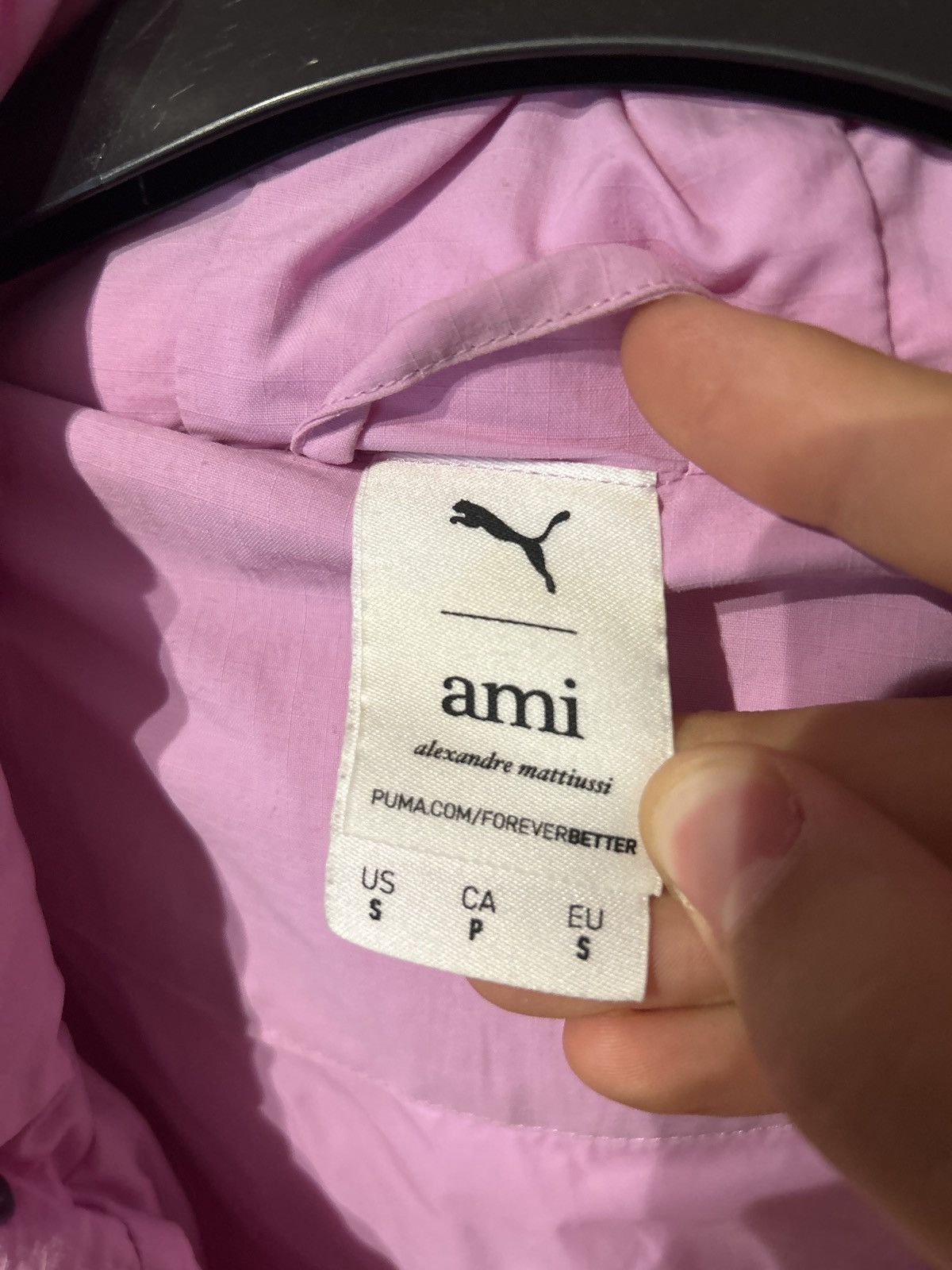 AMI × Puma PUMA X AMI Puffer Jacket orchid Size S / US 4 / IT 40 - 2 Thumbnail