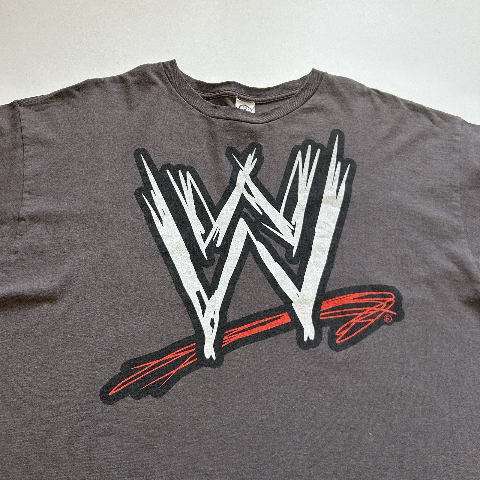 Vintage Vintage WWE Logo Graphic T Shirt 2XL Y2K Wrestling Promo Tee Size US XXL / EU 58 / 5 - 2 Thumbnail