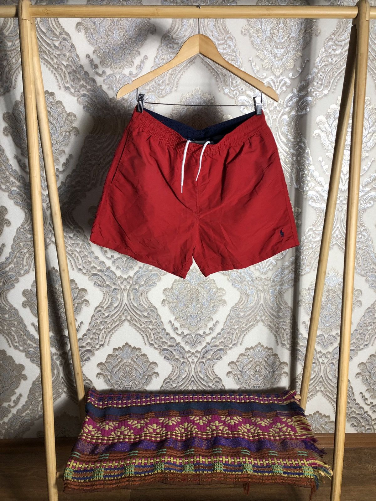 Polo Ralph Lauren × Vintage VERY RARE POLO RALPH LAUREN NYLON SHORTS DESIGNER RETRO 90s Size US 34 / EU 50 - 1 Thumbnail