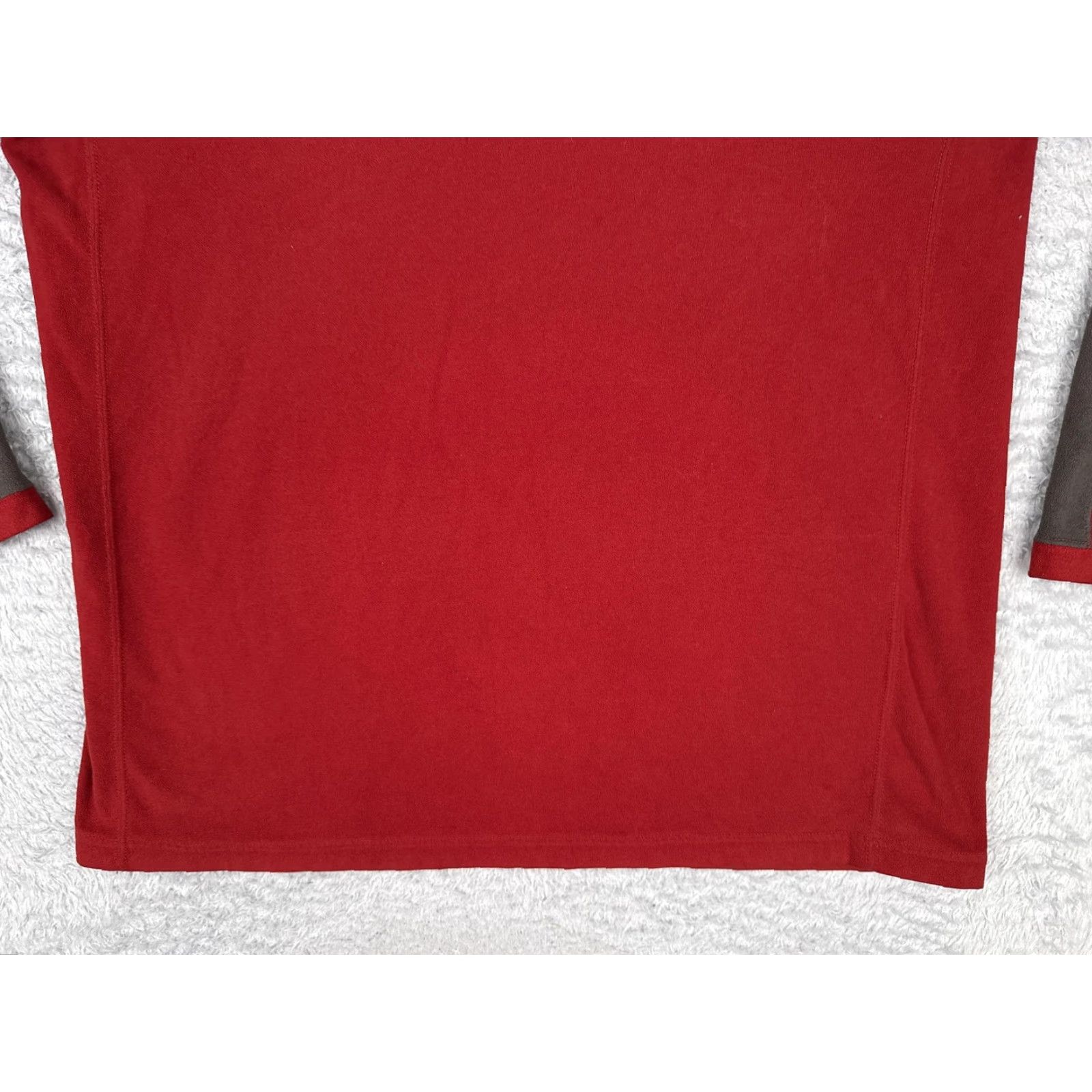 The North Face VINTAGE? No — The North Face Pullover Mens XL Red Gray TKA 100 Fleece 1/4 Zip Outdoor Hiking Size US XL / EU 56 / 4 - 5 Thumbnail