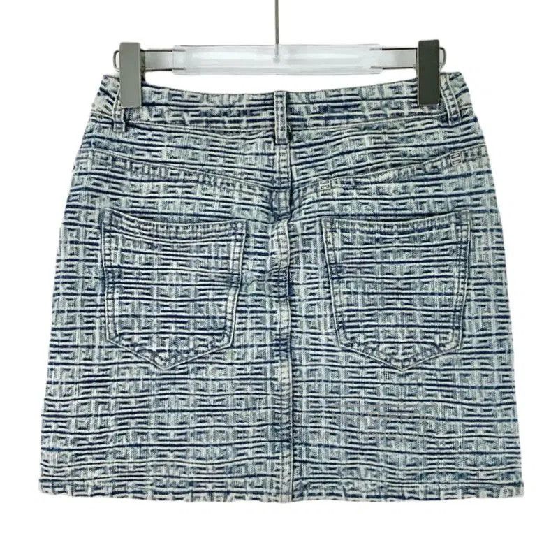 Givenchy Givenchy Light Blue Cotton Midi Skirt . Size 23" - 2 Thumbnail