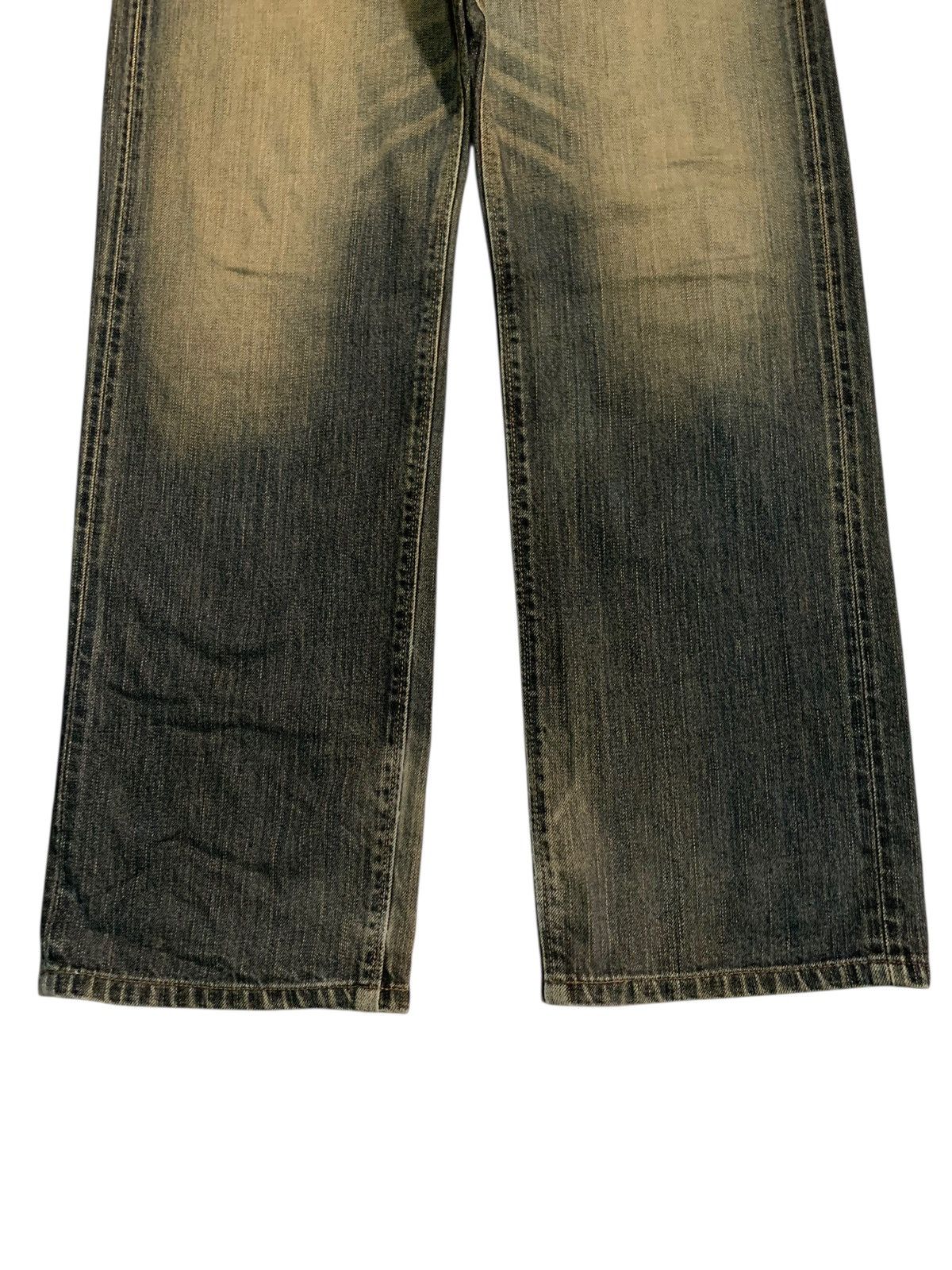 Edwin VINTAGE EDWIN 505z SELVEDGE RUSTY JAPANESE DISTRESSED DENIM Size US 31 - 7 Thumbnail