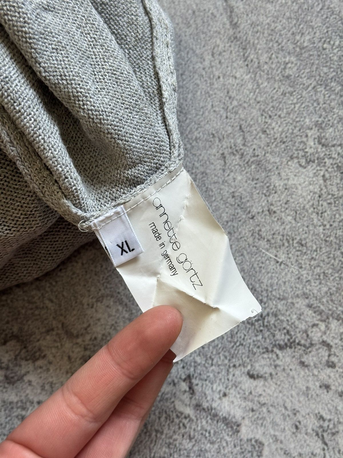 Annette Gortz × Designer Annette Gortz XL knitwear jumper sweater pullover Görtz 00s Size XL / US 12-14 / IT 48-50 - 6 Thumbnail