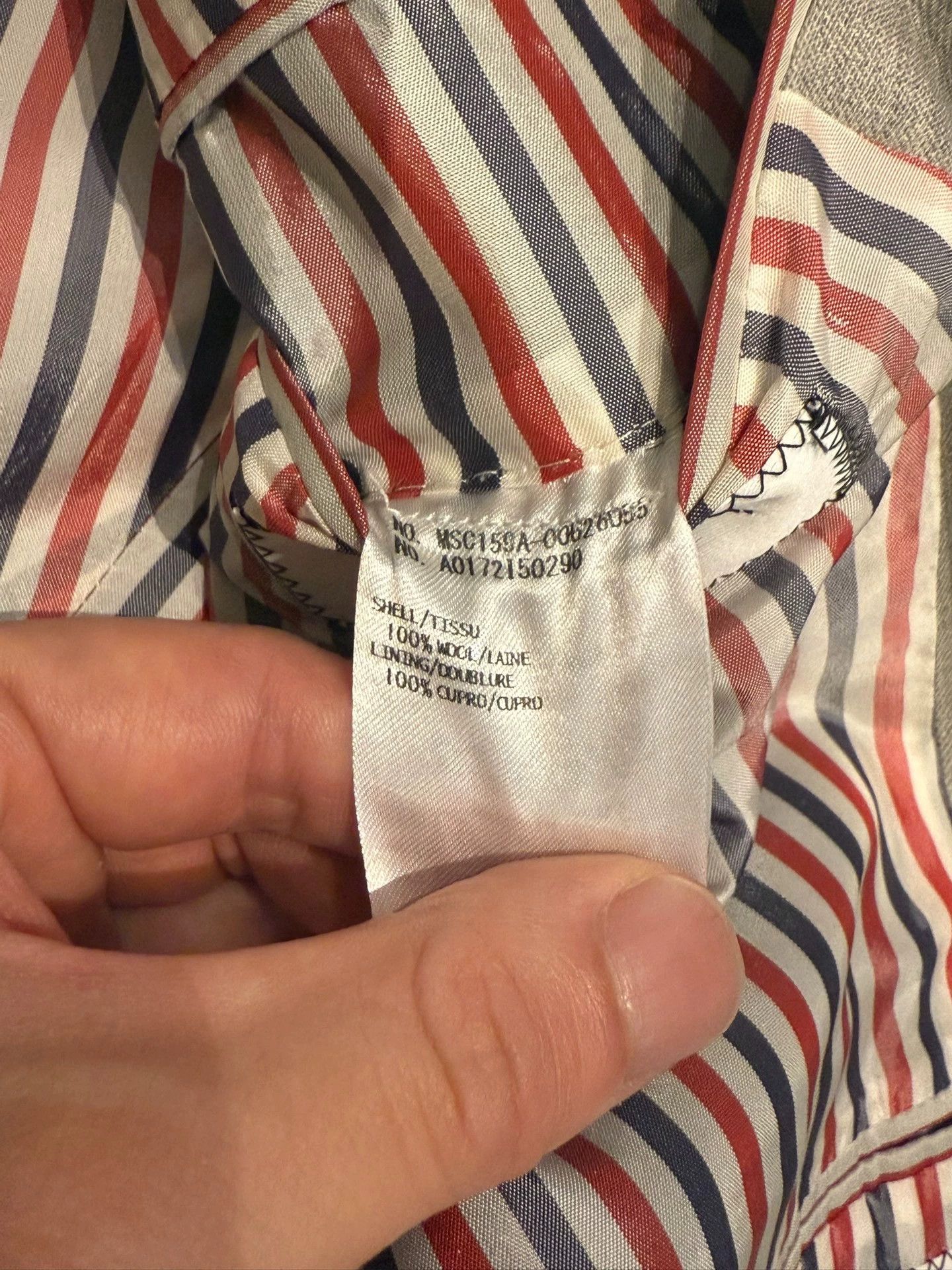 Thom Browne Thom Browne Classic Light Gray Tailored Suit 95 New Size US M / EU 48-50 / 2 - 5 Thumbnail