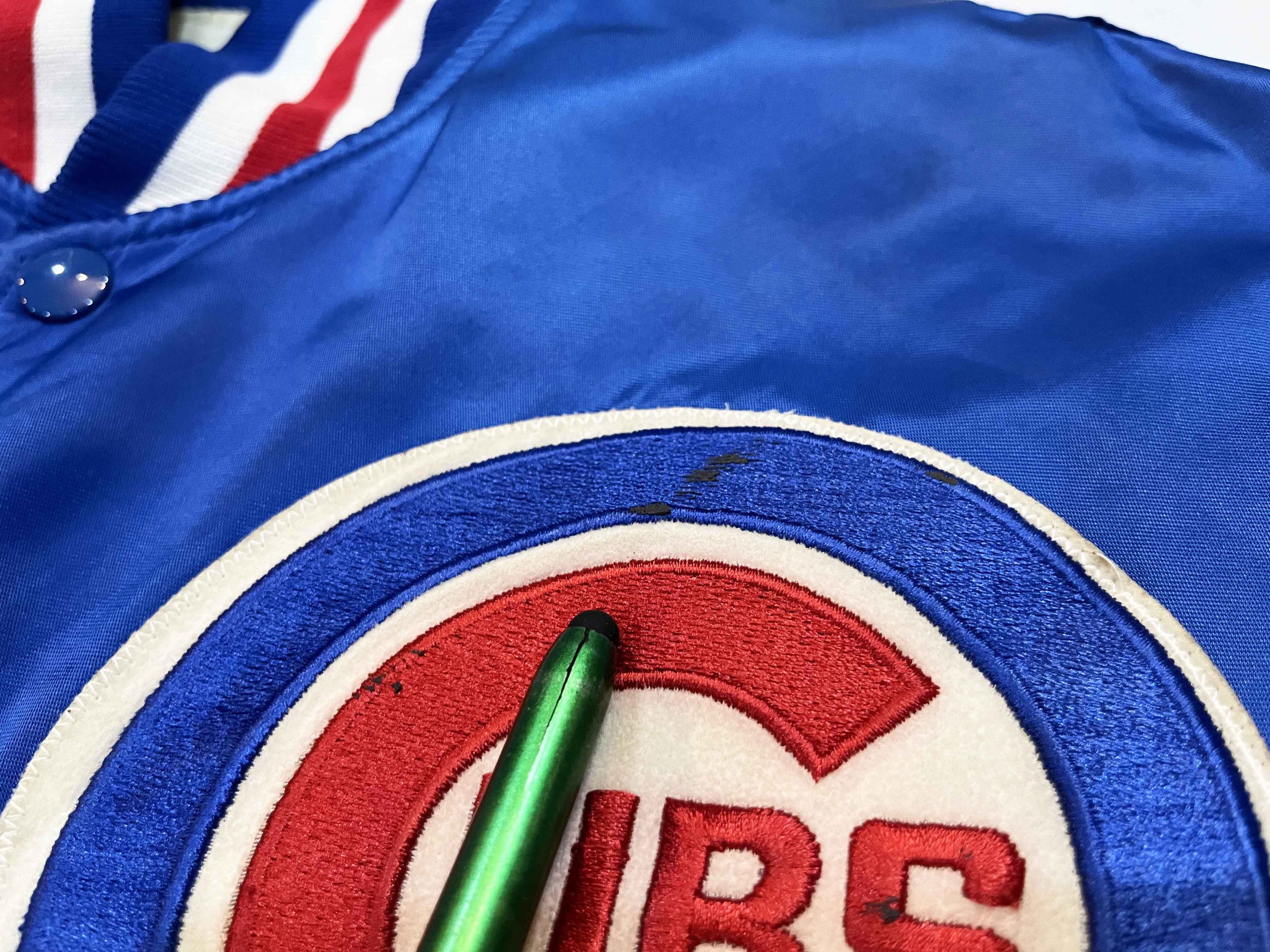 MLB × Starter × Vintage Vintage Starter MLB Chicago Cubs Bomber Satin Jacket Size US M / EU 48-50 / 2 - 10 Thumbnail