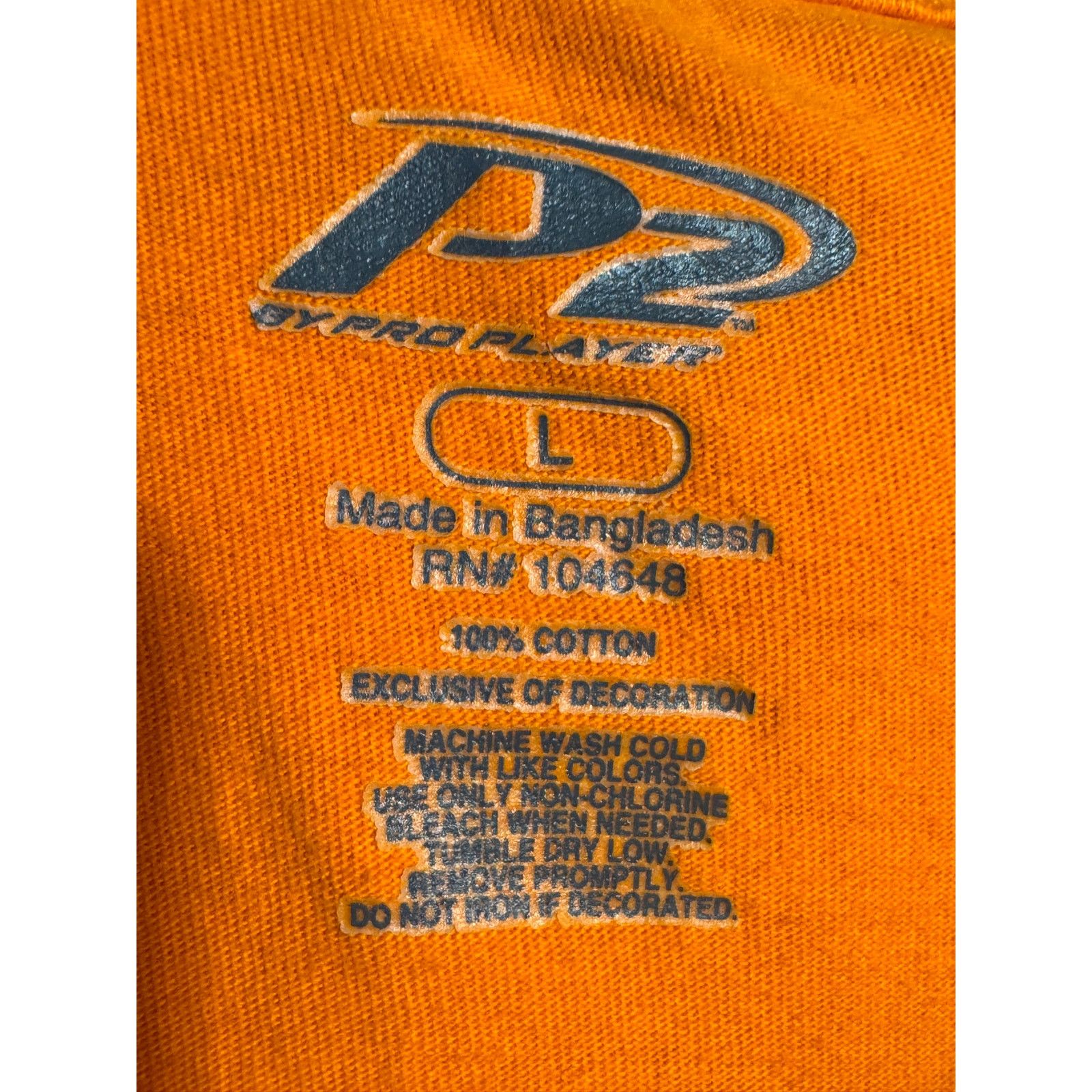 Pro Player Pro Player Tennessee Volunteers T-Shirt Men's Large Orange Size US XL / EU 56 / 4 - 4 Thumbnail
