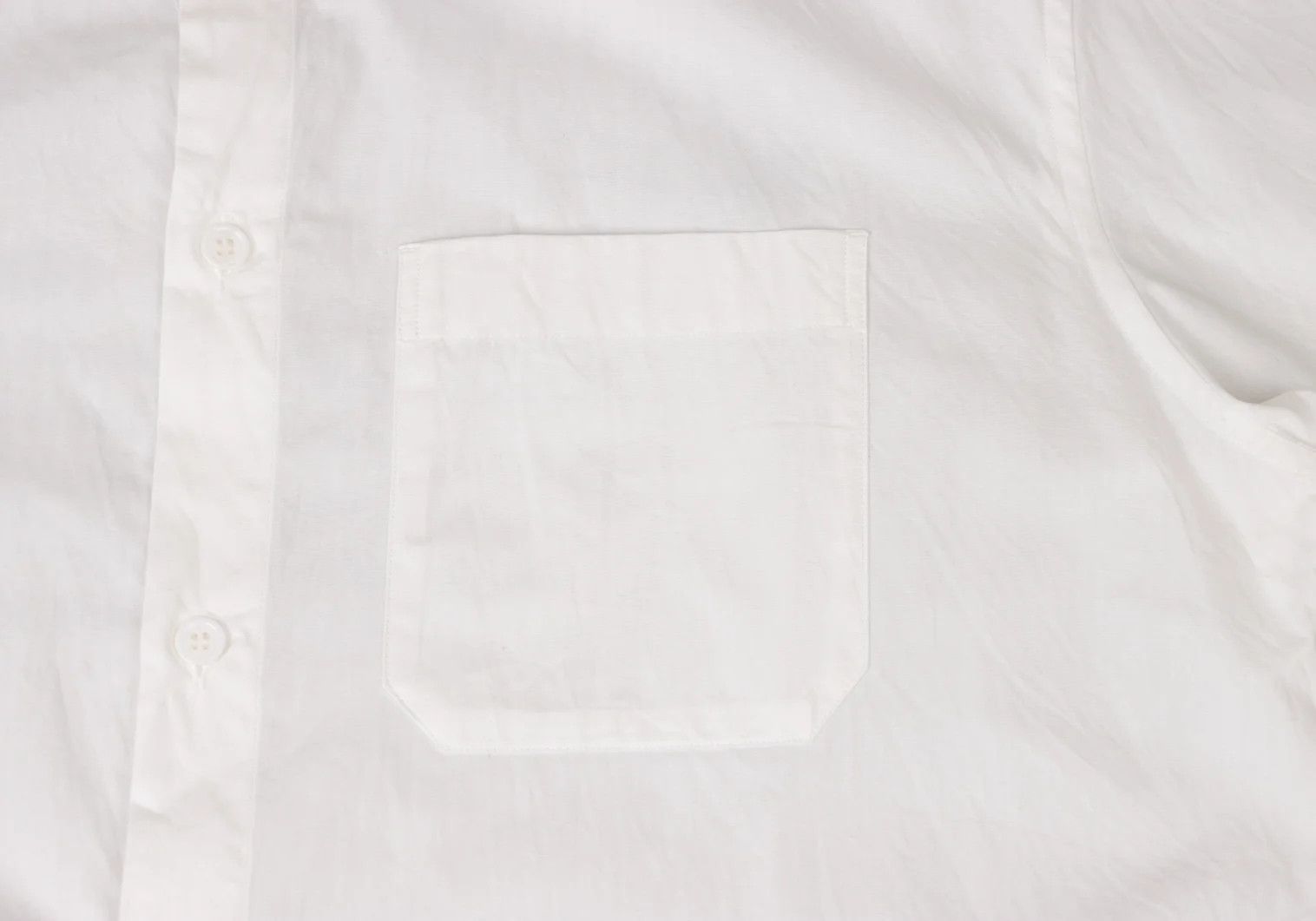 Yohji Yamamoto Cotton Back Logo Print Shirt in White and Blue Size US M / EU 48-50 / 2 - 5 Thumbnail