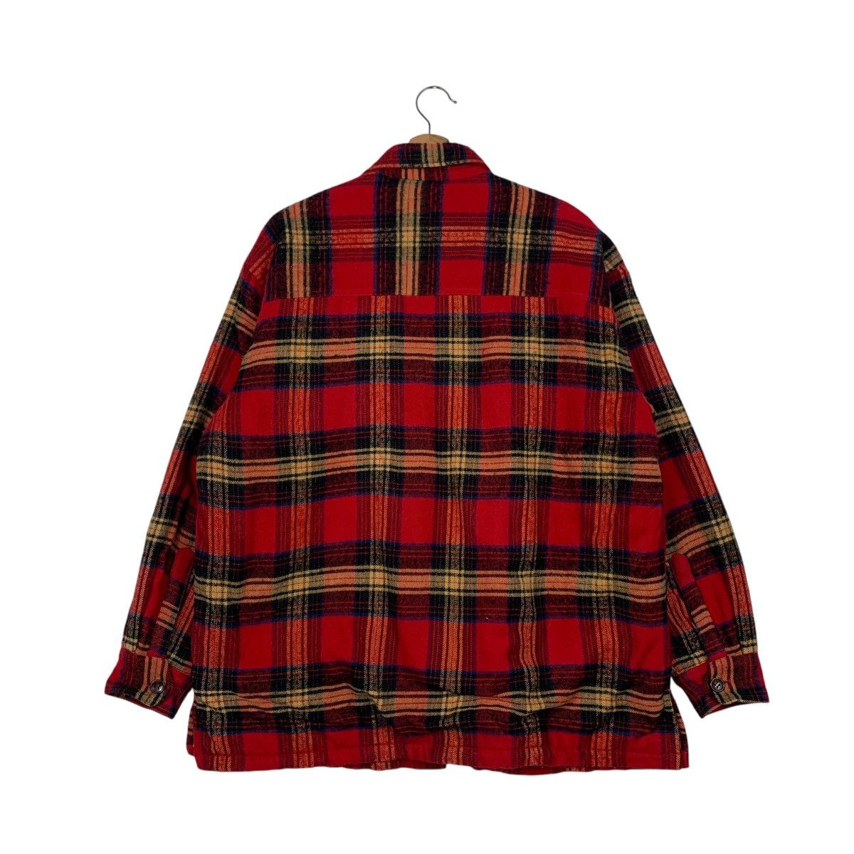 Flannel GARRISON Red Tartan Work Flannel Jacket #2112-C92 Size US M / EU 48-50 / 2 - 7 Thumbnail