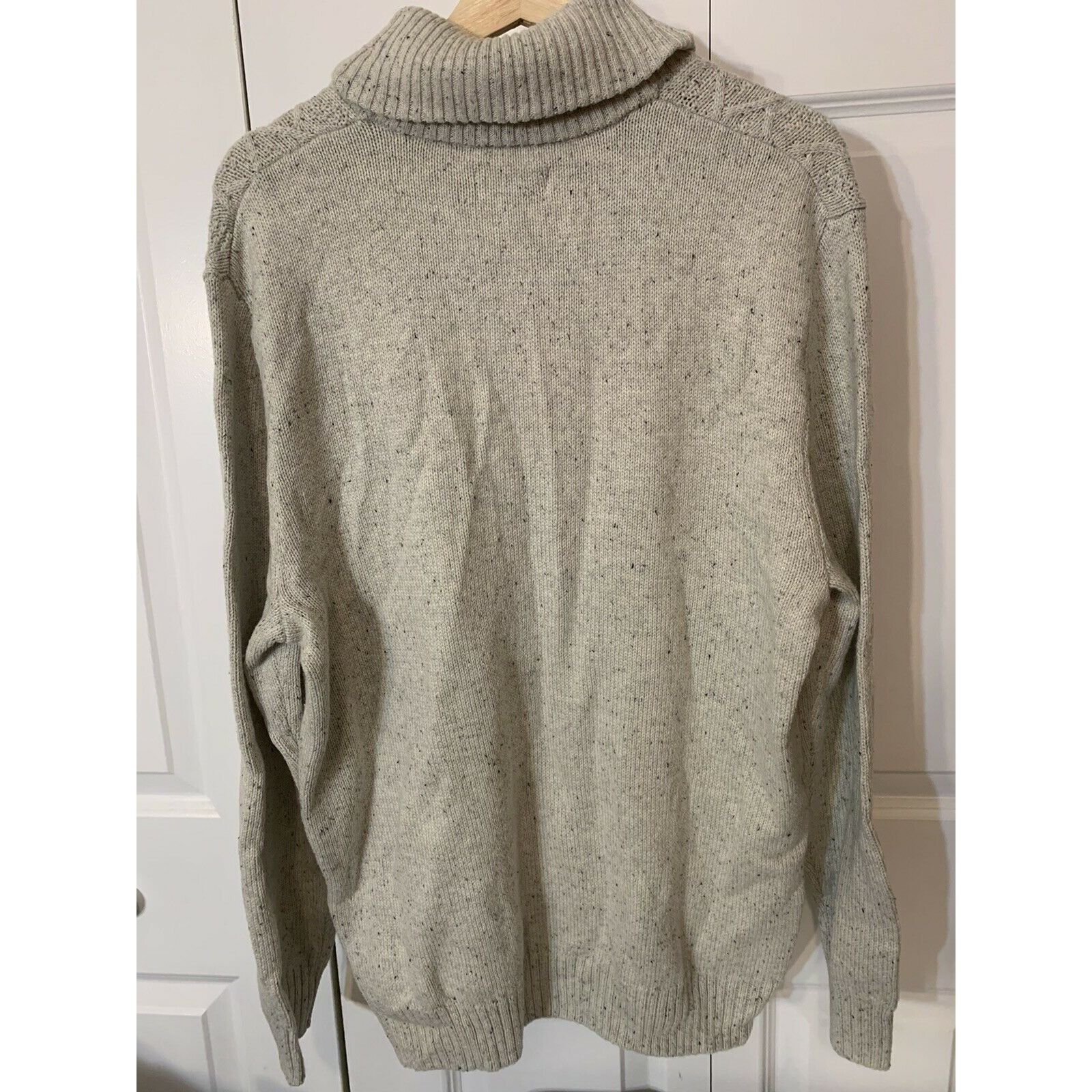 Chaps New Chaps Men’s Sz XL Tan Sweater Cowl Neck NWT Pullover Size US XL / EU 56 / 4 - 6 Thumbnail