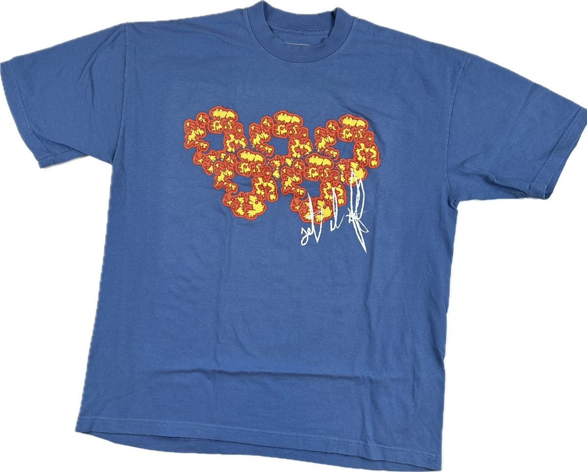 image of Denim Tears X Offset T-Shirt in Blue, Men's (Size Large)