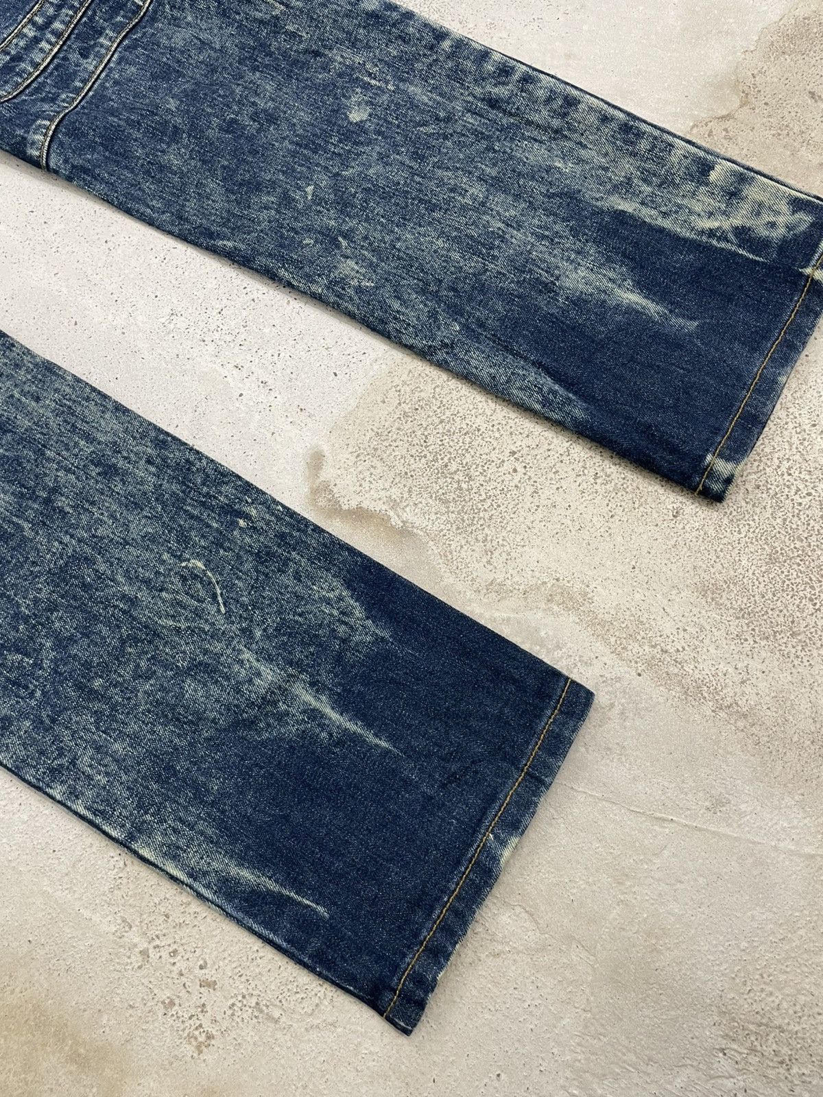 Other Rustic Dime Crazy Mudwash Distressed Biker Style Denim Pants Size US 34 / EU 50 - 13 Thumbnail