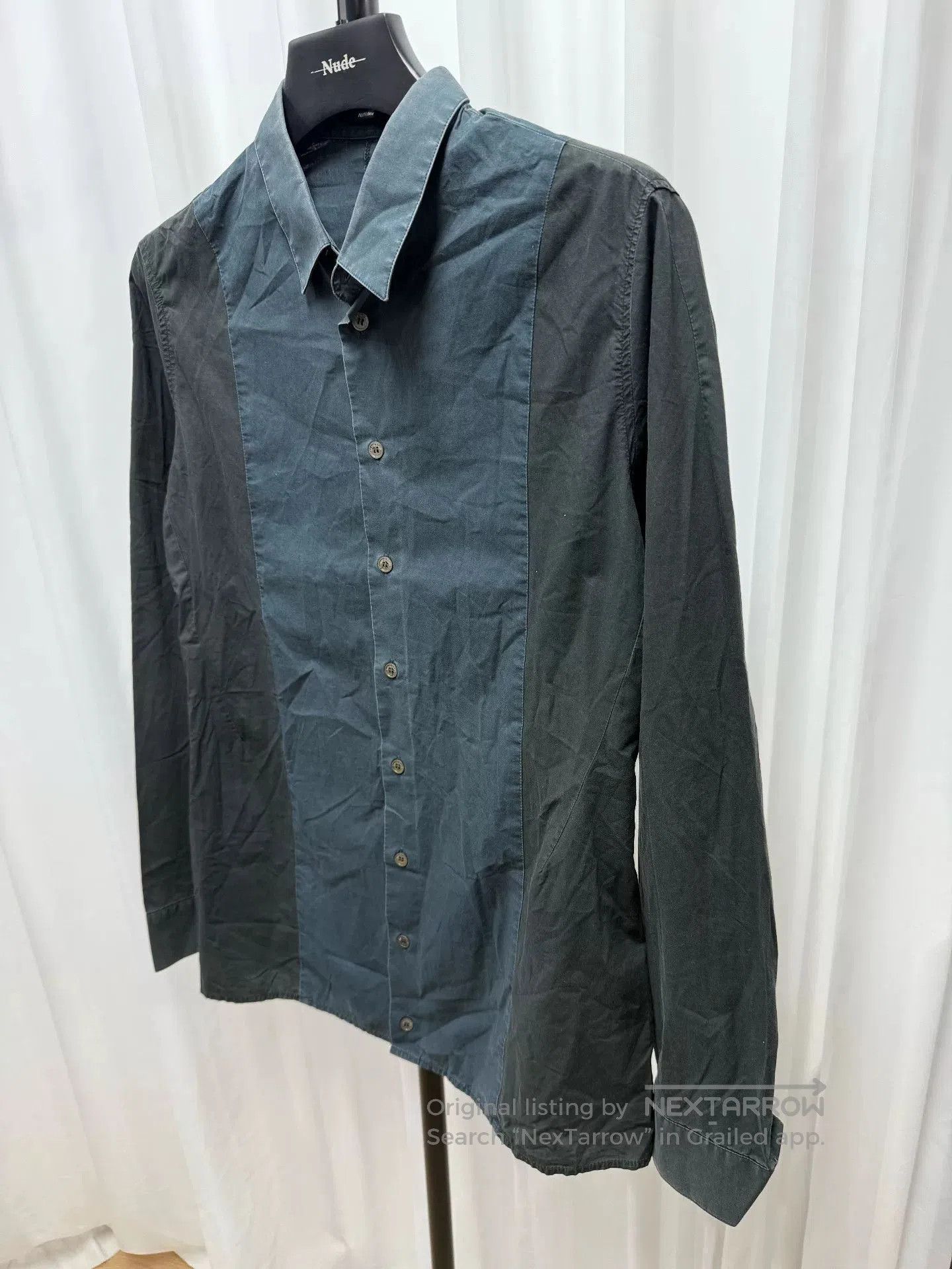 Raf Simons Raf Simons 08AW Spliced Shirt Size 52. Size US L / EU 52-54 / 3 - 2 Thumbnail
