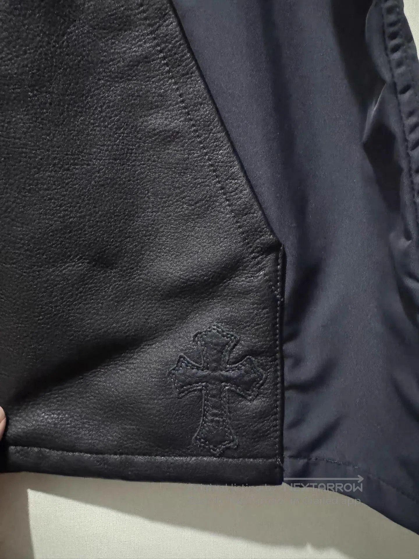 Chrome Hearts Black Short Sleeve Zip-Front Collared Shirt. Size US XXL / EU 58 / 5 - 4 Thumbnail