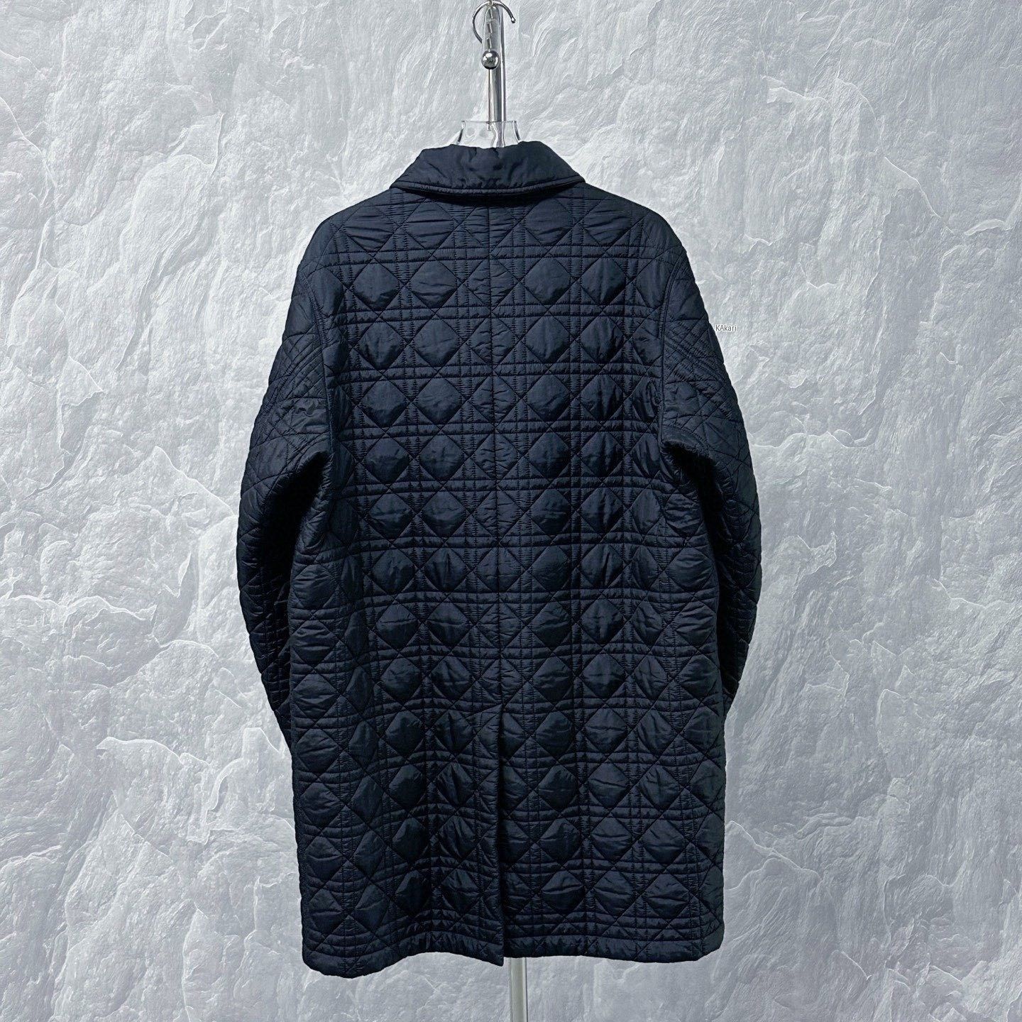 Dior Dior Cannage Embroidered Long Puffer Coat Size US S / EU 44-46 / 1 - 4 Thumbnail