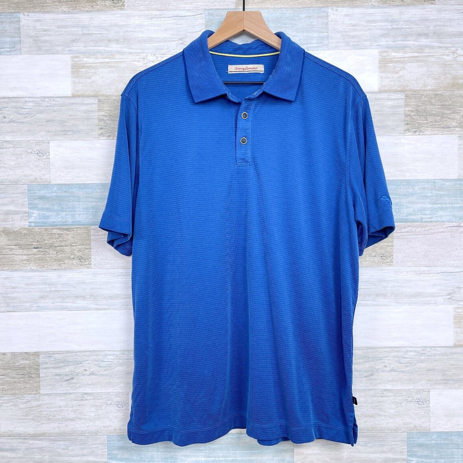 Tommy Bahama Tommy Bahama Soft Touch Polo Shirt Blue Modal Stretch Mens L Size US M / EU 48-50 / 2 - 1 Thumbnail