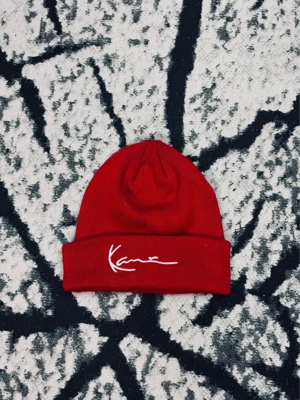 Karl Kani Karl Kani winter hat red logo Size ONE SIZE - 1 Thumbnail