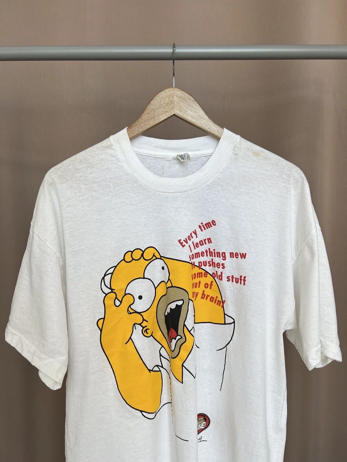 The Simpsons Homer Simpson 1999 T-Shirt Screen Stars Mens Size XL Vintage Size US XL / EU 56 / 4 - 2 Thumbnail