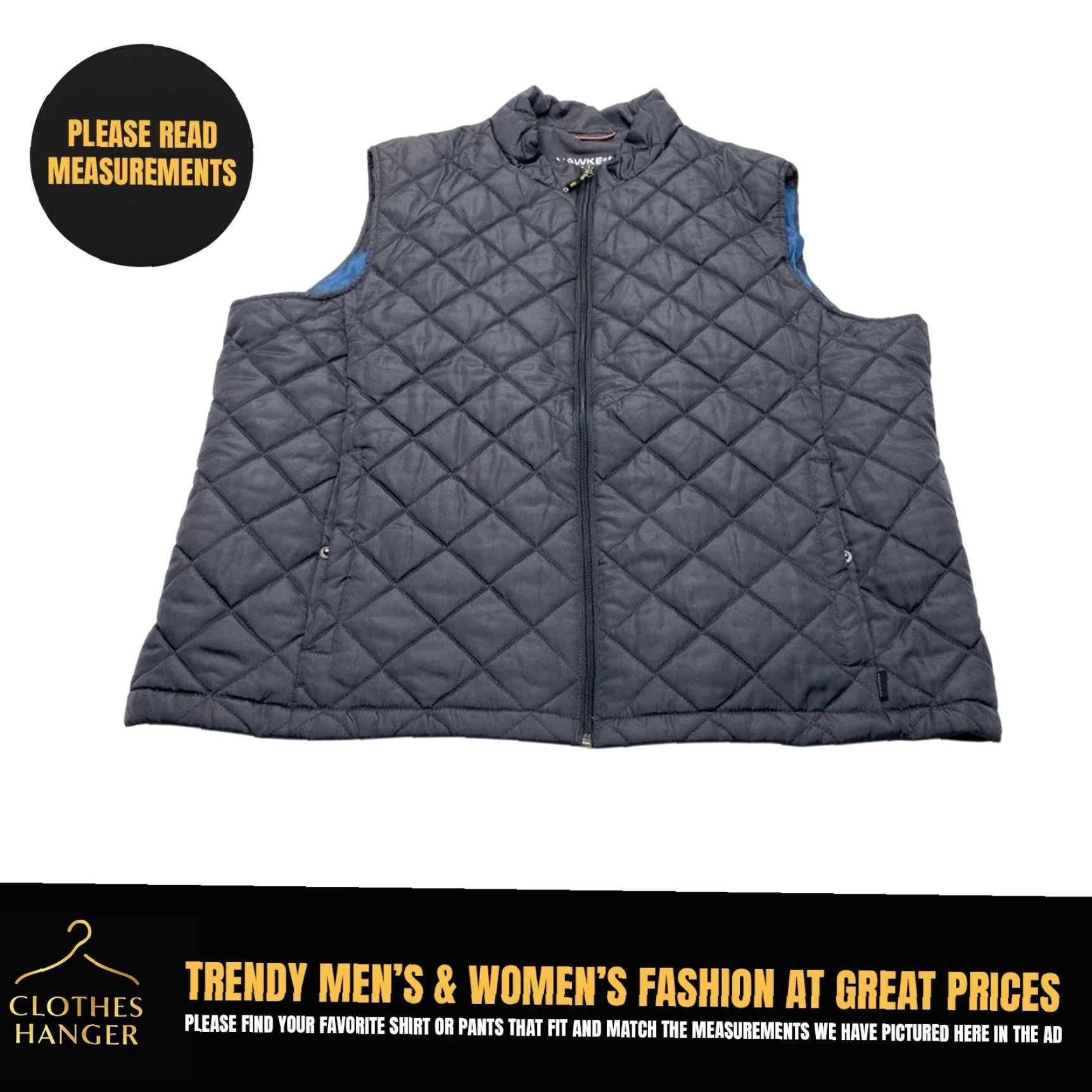 Vintage Hawk and Co Sport Performance Puffer Vest Mens 2XL Blue Insulated Inside Pocket Size US XXL / EU 58 / 5 - 2 Thumbnail