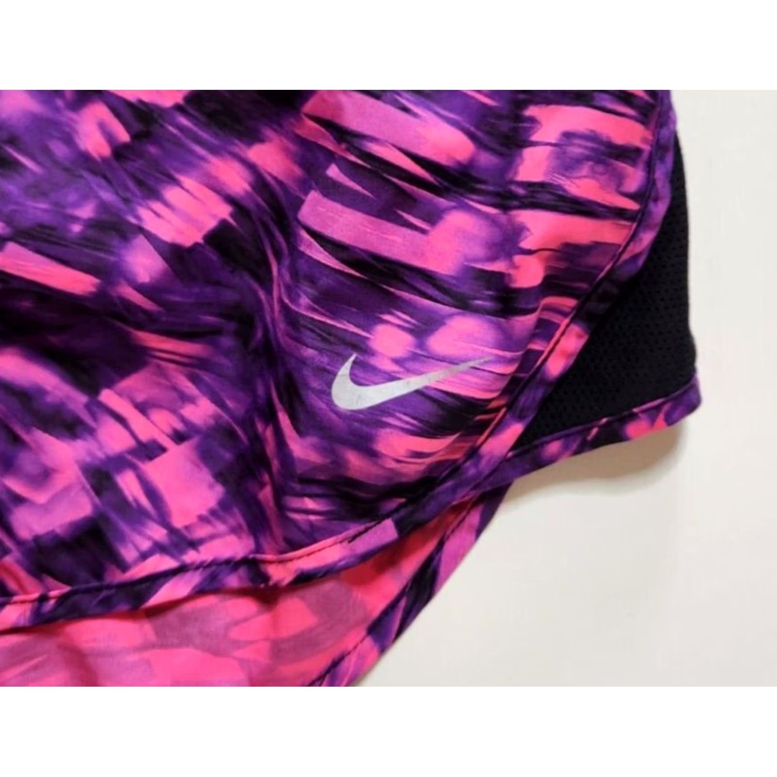 Nike Nike Running Shorts Women S Elastic Waist Pocket Pink Purple Size 28" / US 6 / IT 42 - 4 Thumbnail