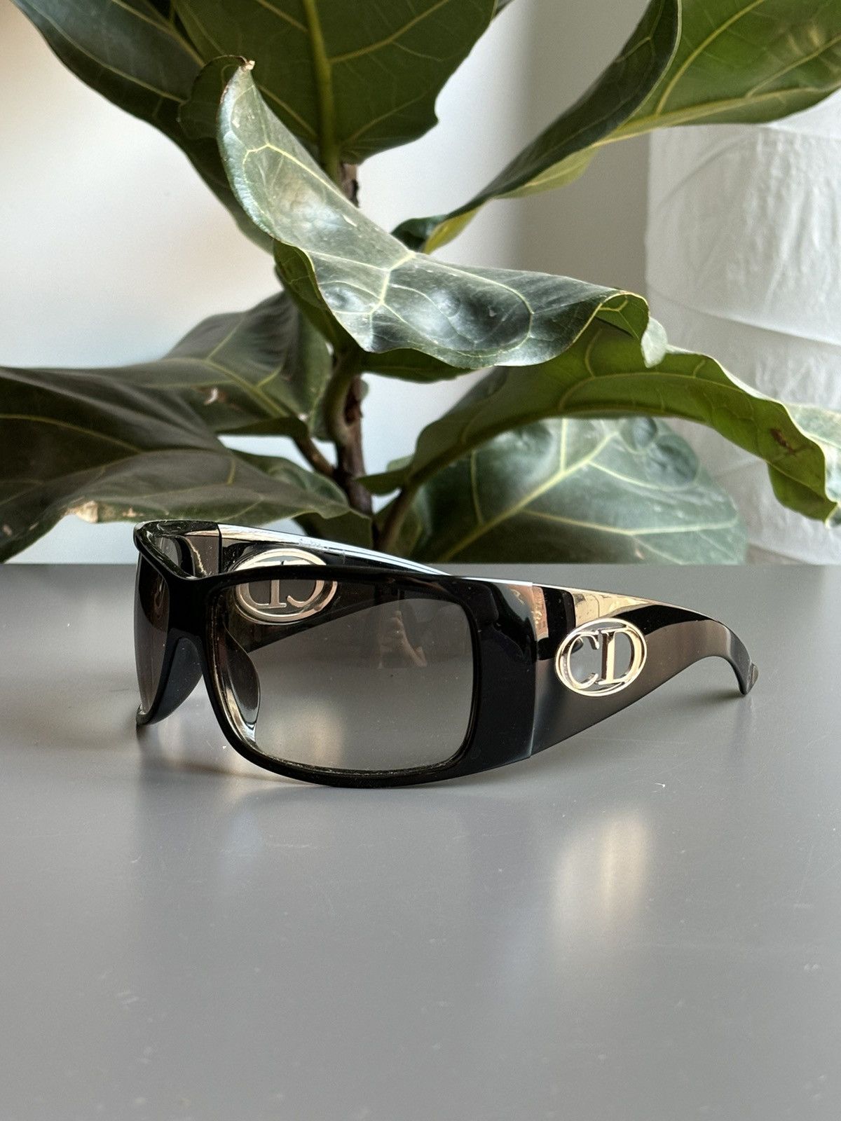 image of Dior Sunglasses Flavour 1 Bike Ski Mask Sport Vintage 90's in Black, Women's