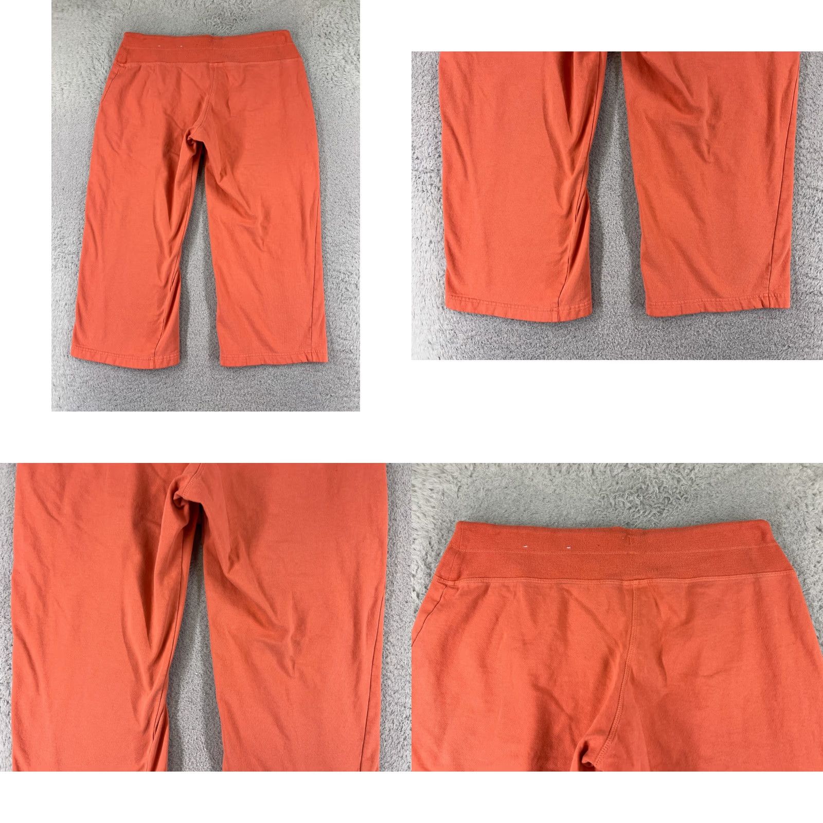 Patagonia Patagonia Pants Womens Large Orange Capri Tapered Jersey Cotton Blend Elastic Waist Athletic Hiking Activewear Casual Size L / US 10 / IT 46 - 9 Thumbnail