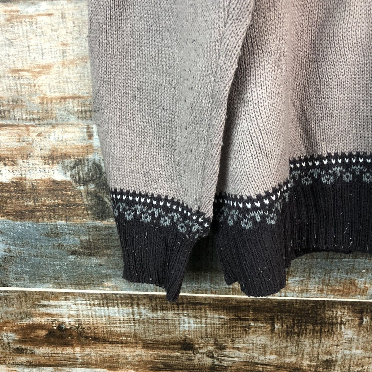 Homespun Knitwear × Japanese Brand Will Pips Brown vintage Knitwear #A2347 Size US L / EU 52-54 / 3 - 15 Thumbnail