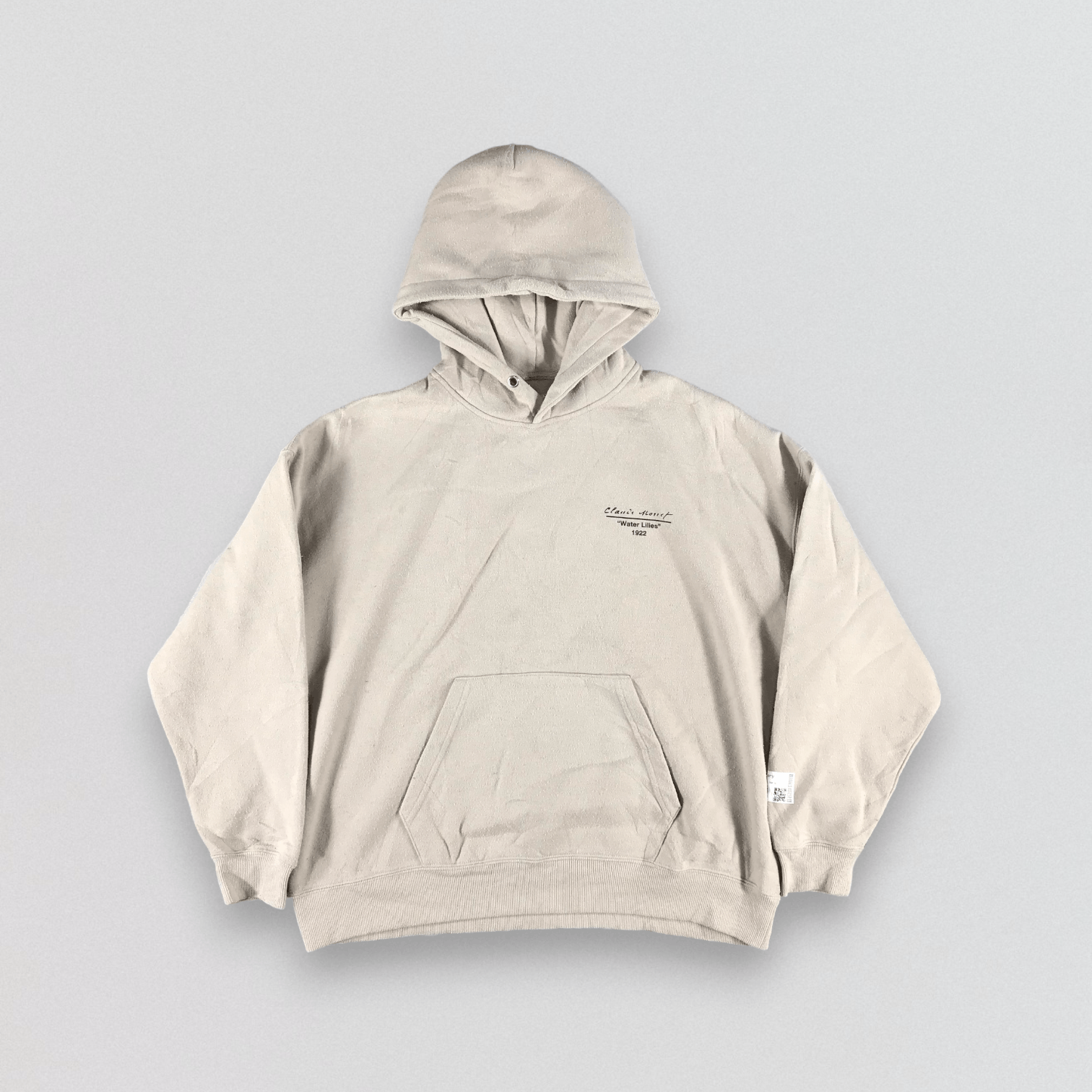 image of Freak Store Repro Gallery Claude Monet Art Hoodie in Brown, Men's (Size Large)