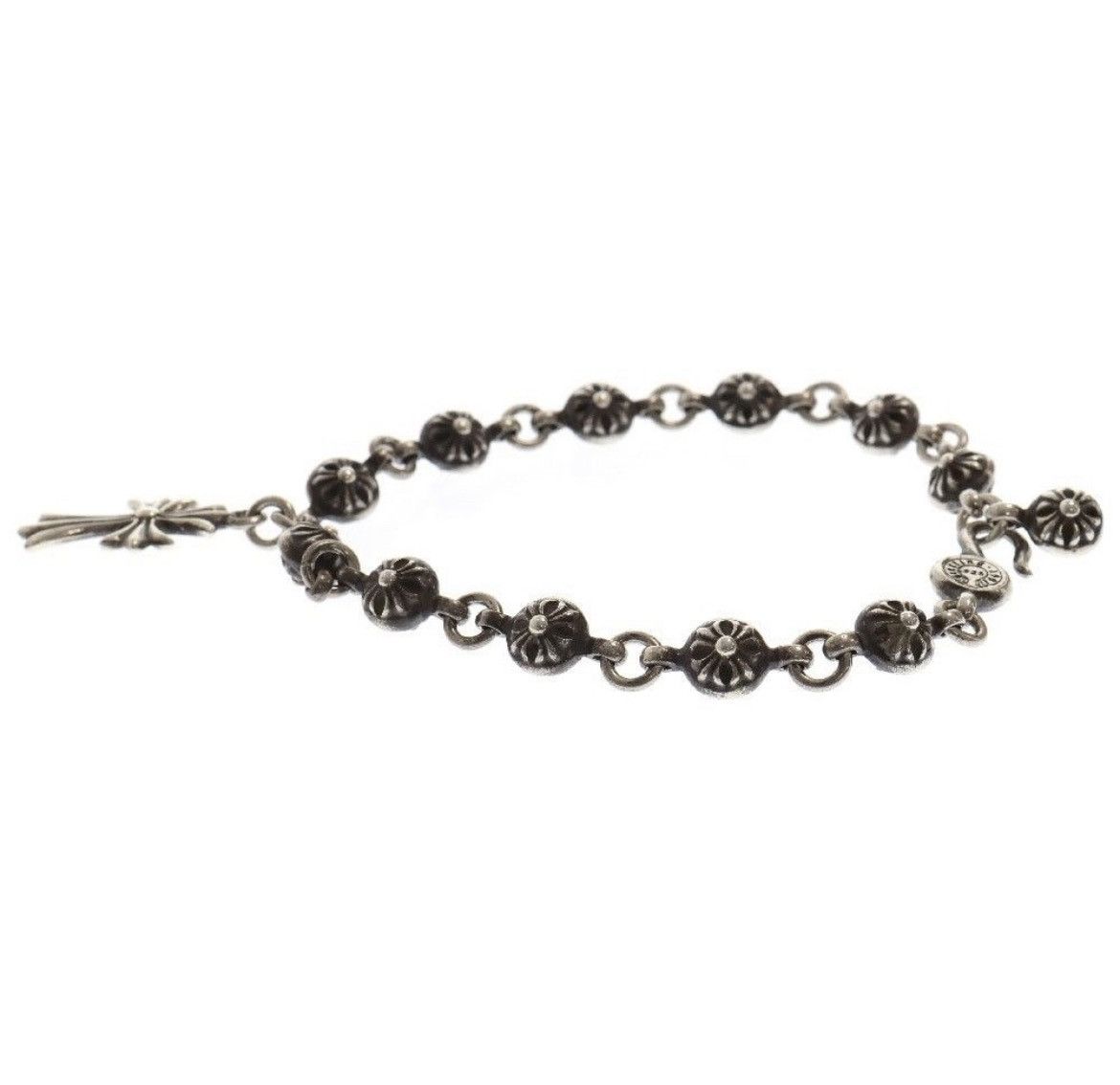 Chrome Hearts Chrome Hearts Cross Ball Silver Bracelet Size ONE SIZE - 4 Thumbnail
