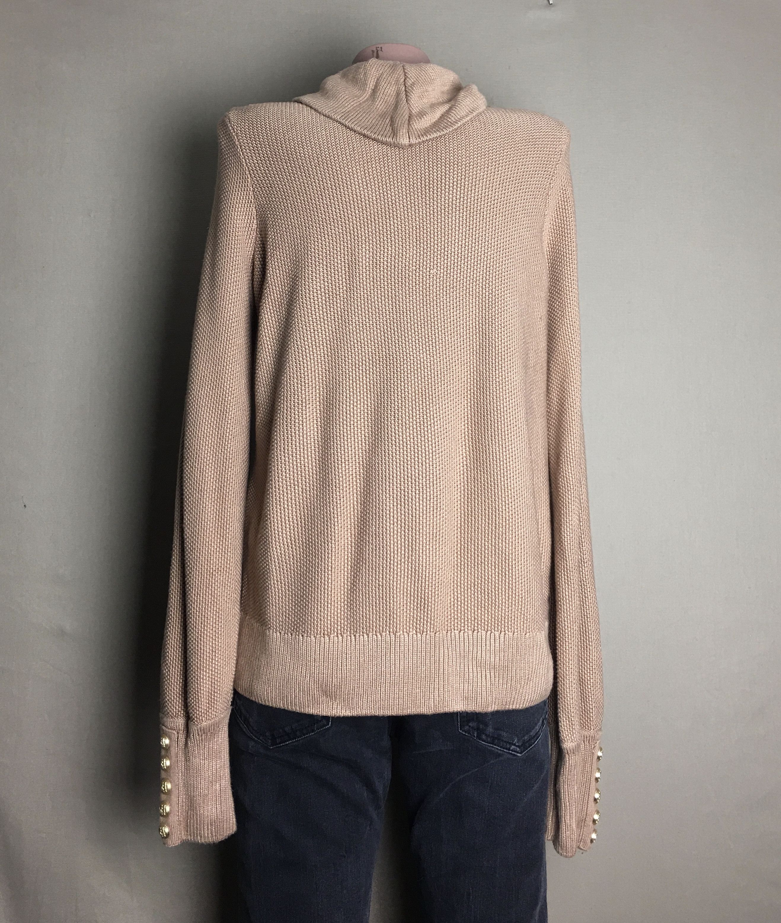 Cooper Holland Cooper Daisy Roll Neck Knit Camel Sweater Size S / US 4 / IT 40 - 5 Thumbnail
