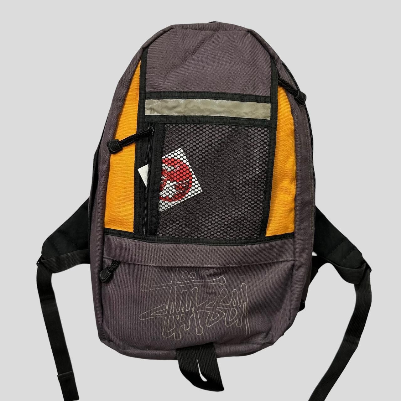 Stussy Stussy 90’s Spellout Multipocket Mesh Backpack Size ONE SIZE - 2 Thumbnail