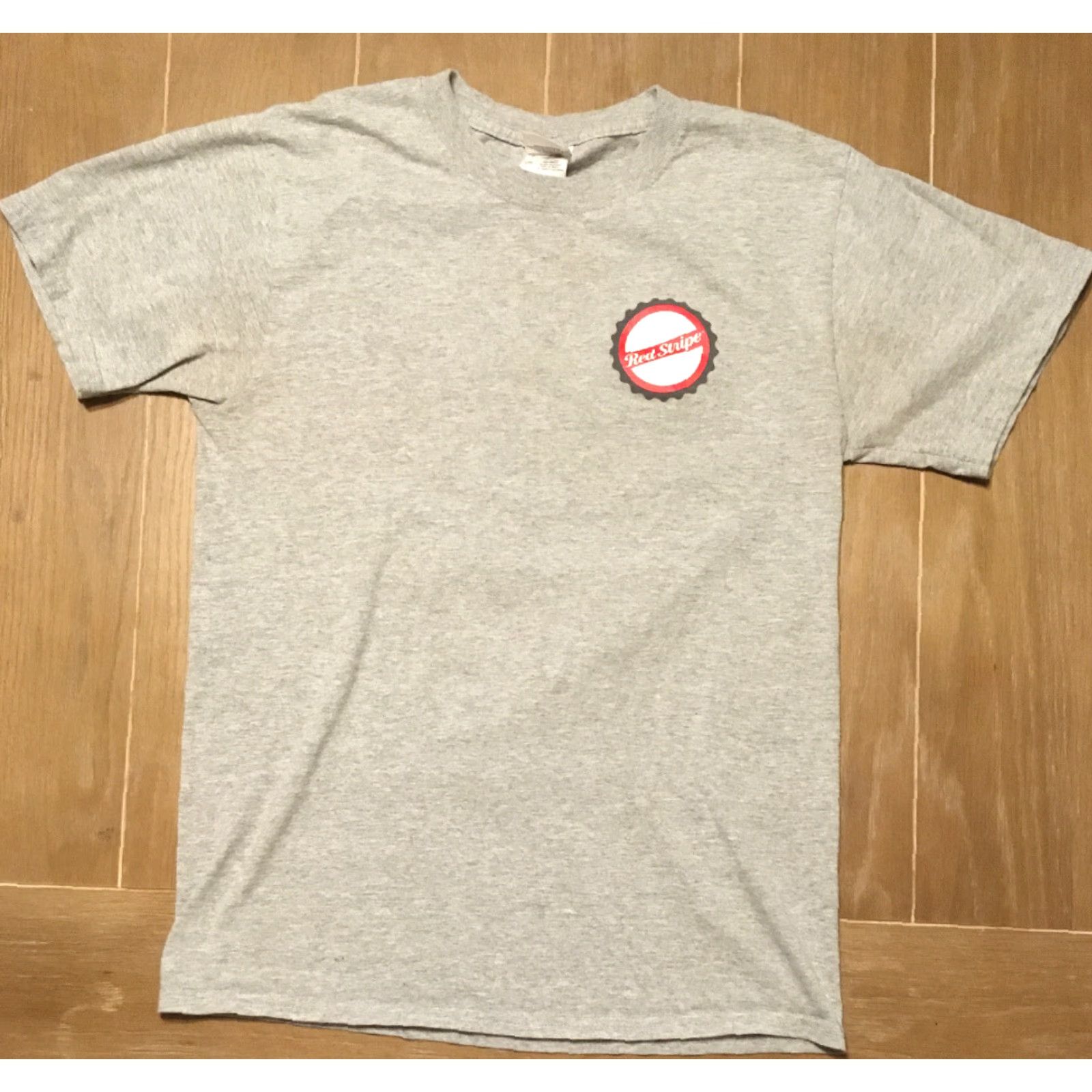 Vintage VINTAGE Red Stripe Jamaican Lager Beer T-Shirt Size S Gray Funny Mens Size US S / EU 44-46 / 1 - 2 Thumbnail