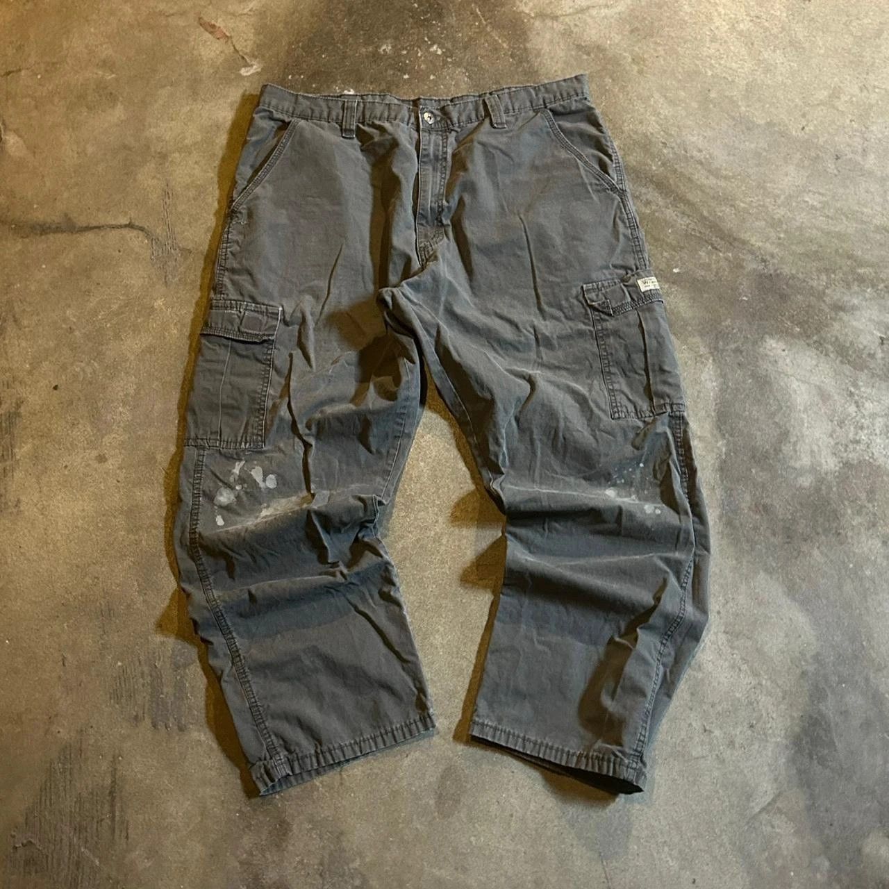 Wrangler Brown Wrangler distressed cargo pants Size US 38 / EU 54 - 1 Thumbnail