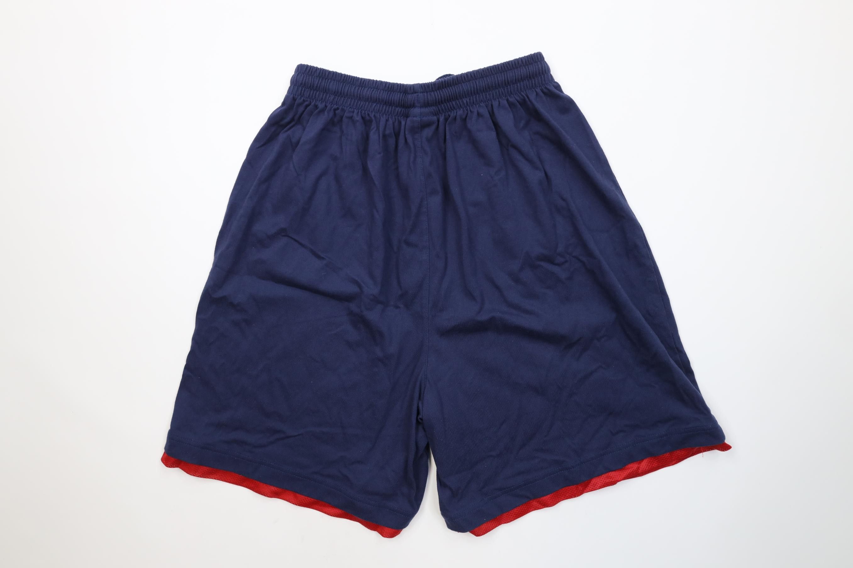 Nike Vintage 90s Y2K Nike NBA Pistons Basketball Shorts Blue Size US 30 / EU 46 - 10 Thumbnail