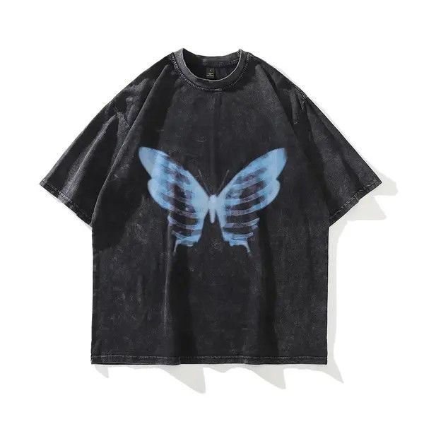 Harajaku Streetwear Vintage Oversized Men T-Shirt