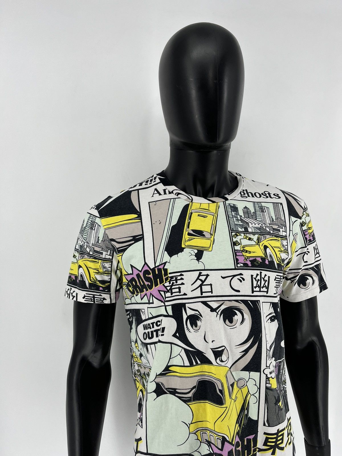 Anime Vintage Manga Panel tee Art Tee Anima Tee Graphic Tee Size US M / EU 48-50 / 2 - 4 Thumbnail
