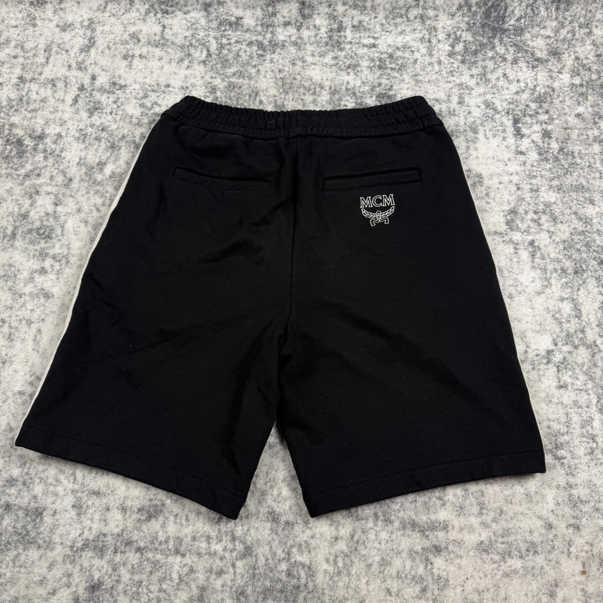 MCM MCM Classic Logo Track ‘Black’ Shorts Size US 32 / EU 48 - 3 Thumbnail
