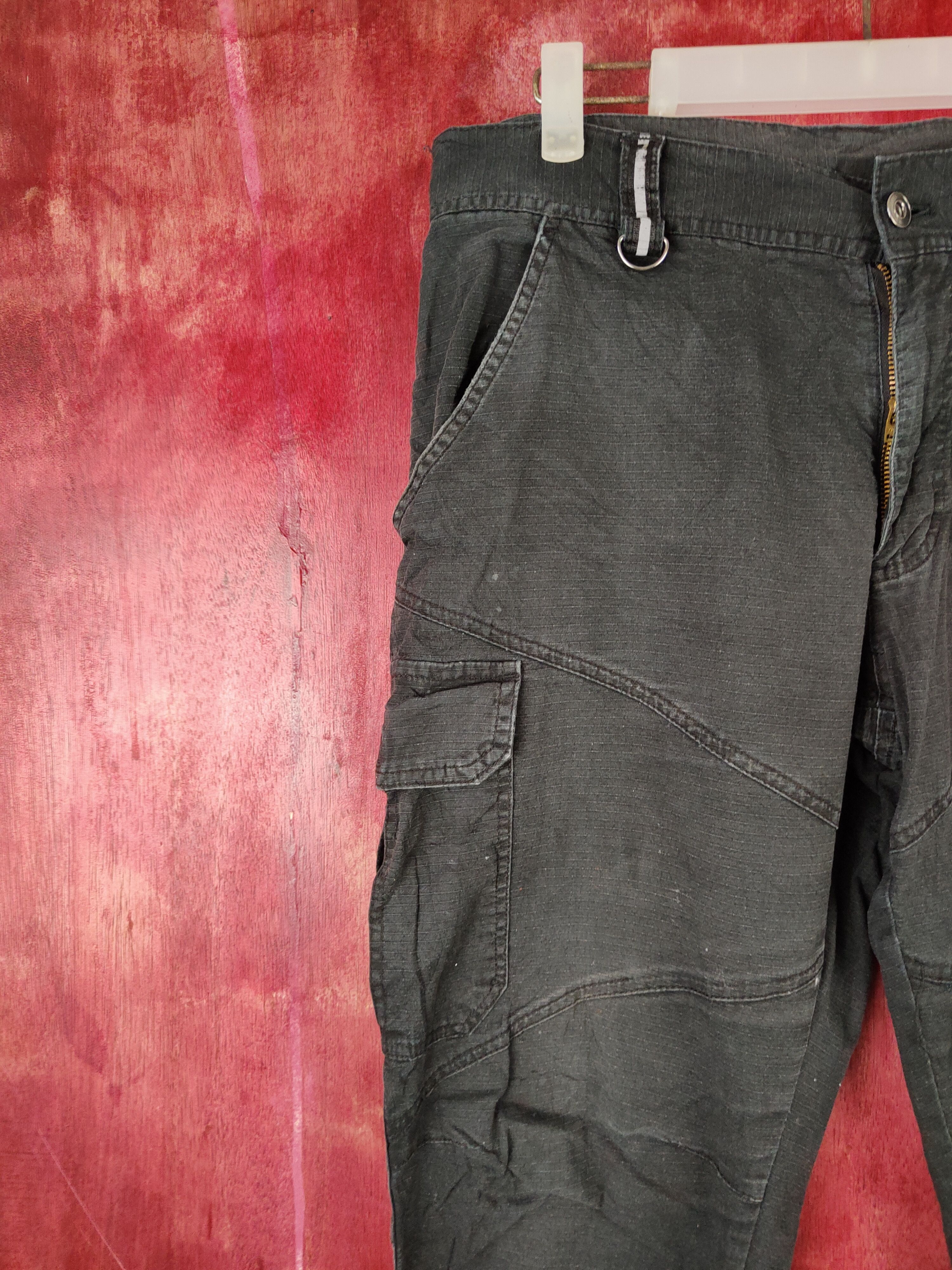 Japanese Brand Toraichi Black Multipocket Tactical Jogger Pants #S1294 Size US 32 / EU 48 - 4 Thumbnail