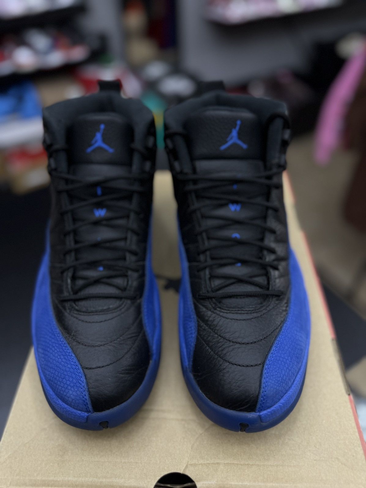 Jordan Brand × Nike Jordan 12 Blueberry Royal Blue Size 11.5 2019 Size US 11.5 / EU 44-45 - 7 Thumbnail