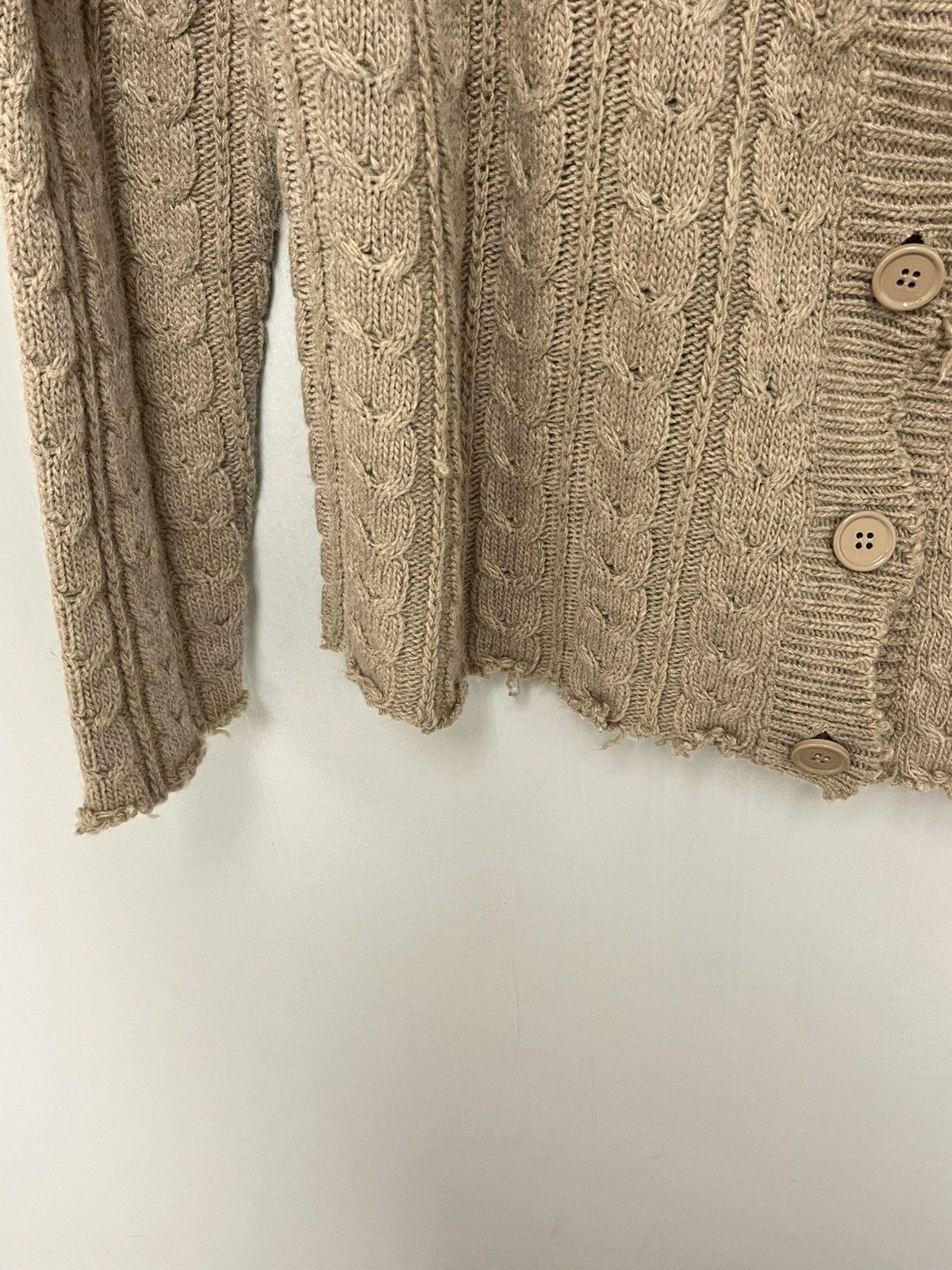 Maison Margiela Oversized Cutoff Destroyed Cardigan Size US XS / EU 42 / 0 - 4 Thumbnail