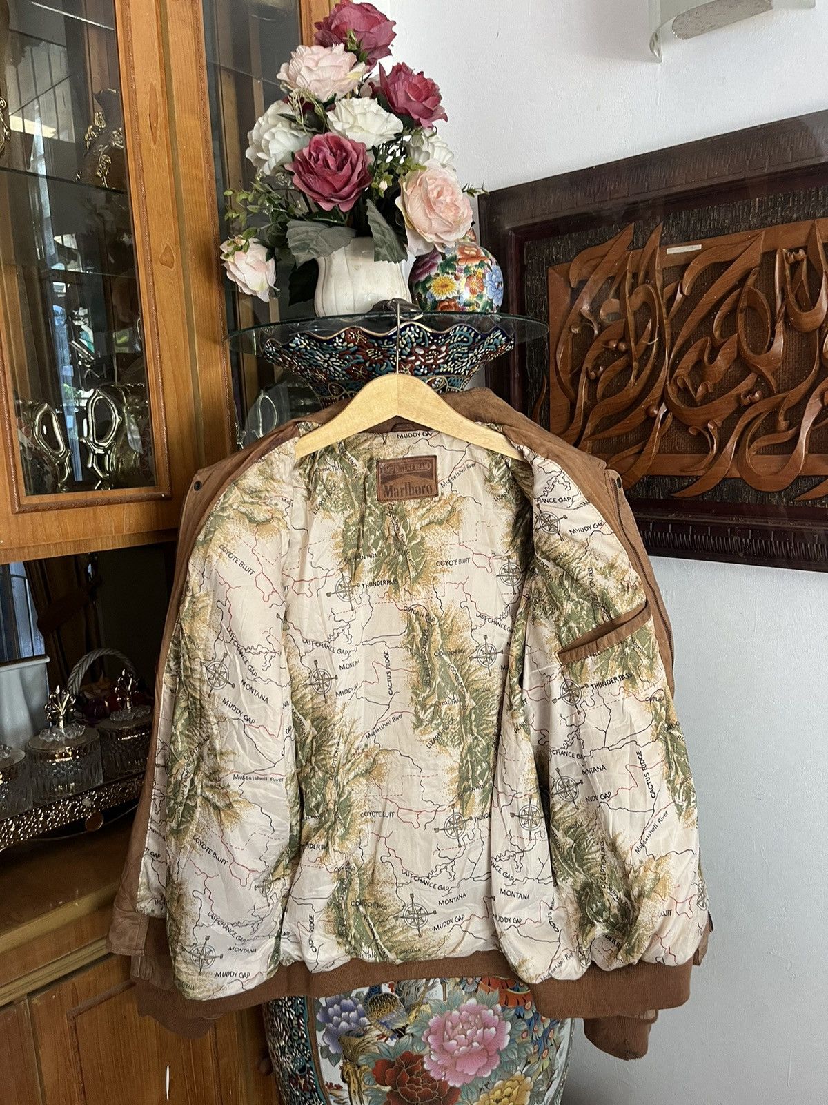 Marlboro Marlboro Vintage Suede Jacket Size US XL / EU 56 / 4 - 4 Thumbnail