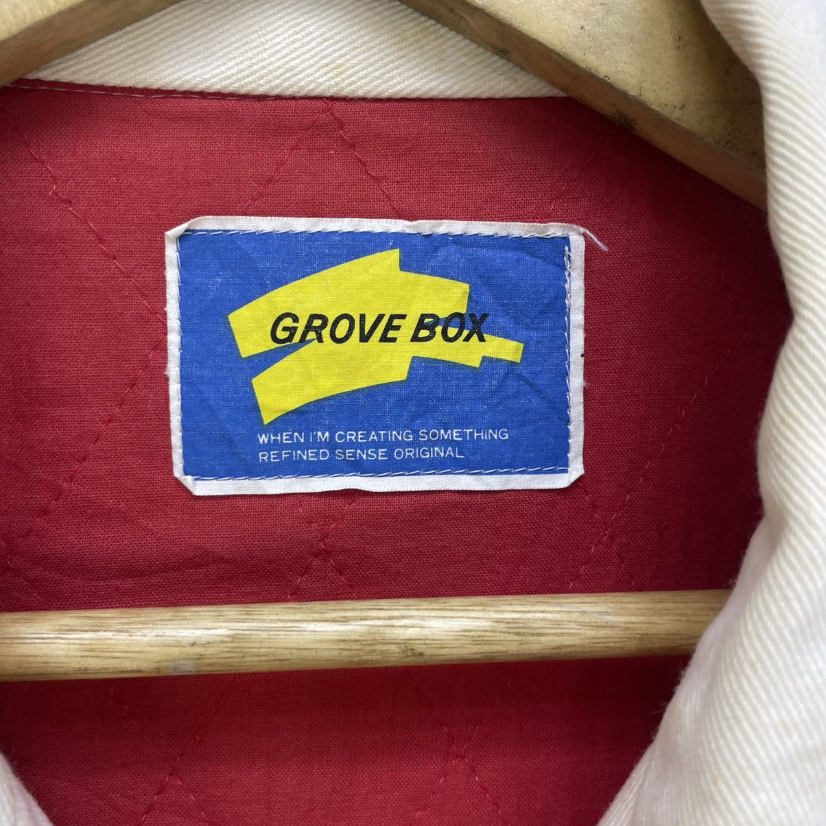 Japanese Brand × MLB 💥Vintage Grove Box Baseball Bomber Jacket Size US M / EU 48-50 / 2 - 10 Thumbnail