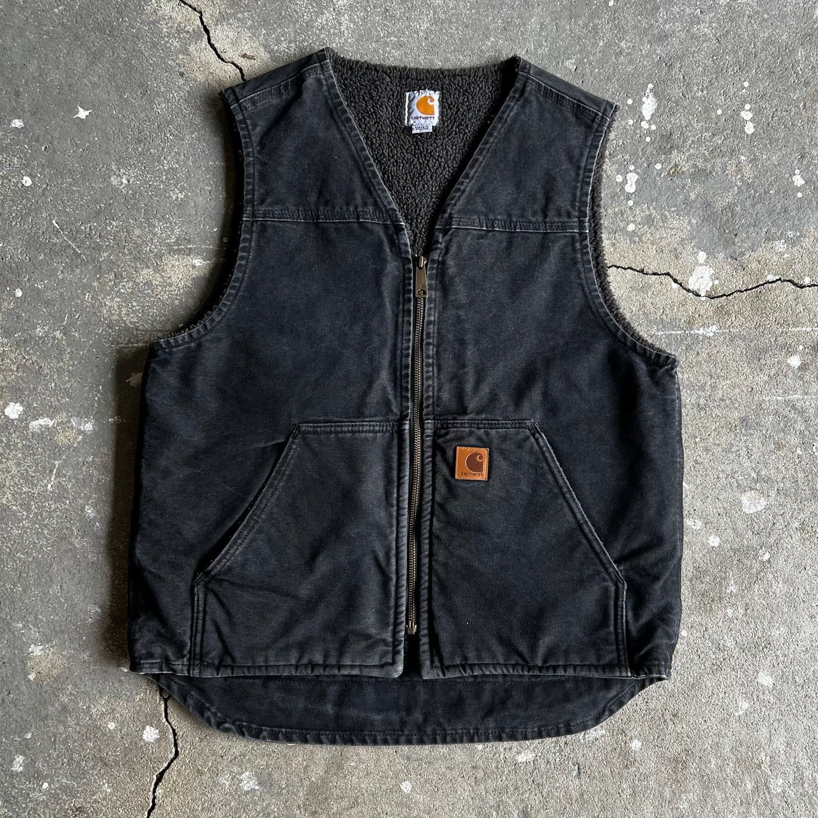 Carhartt × Vintage Carhartt V26 BLK black work wear vest Size US M / EU 48-50 / 2 - 1 Thumbnail