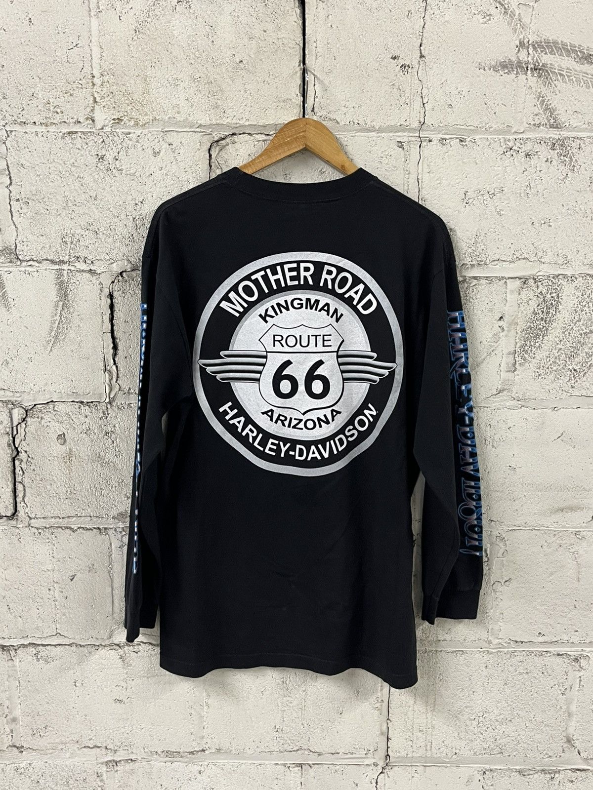 Harley Davidson Harley longsleeve shirt y2k sleeve hits skater streetwear Size US L / EU 52-54 / 3 - 6 Thumbnail